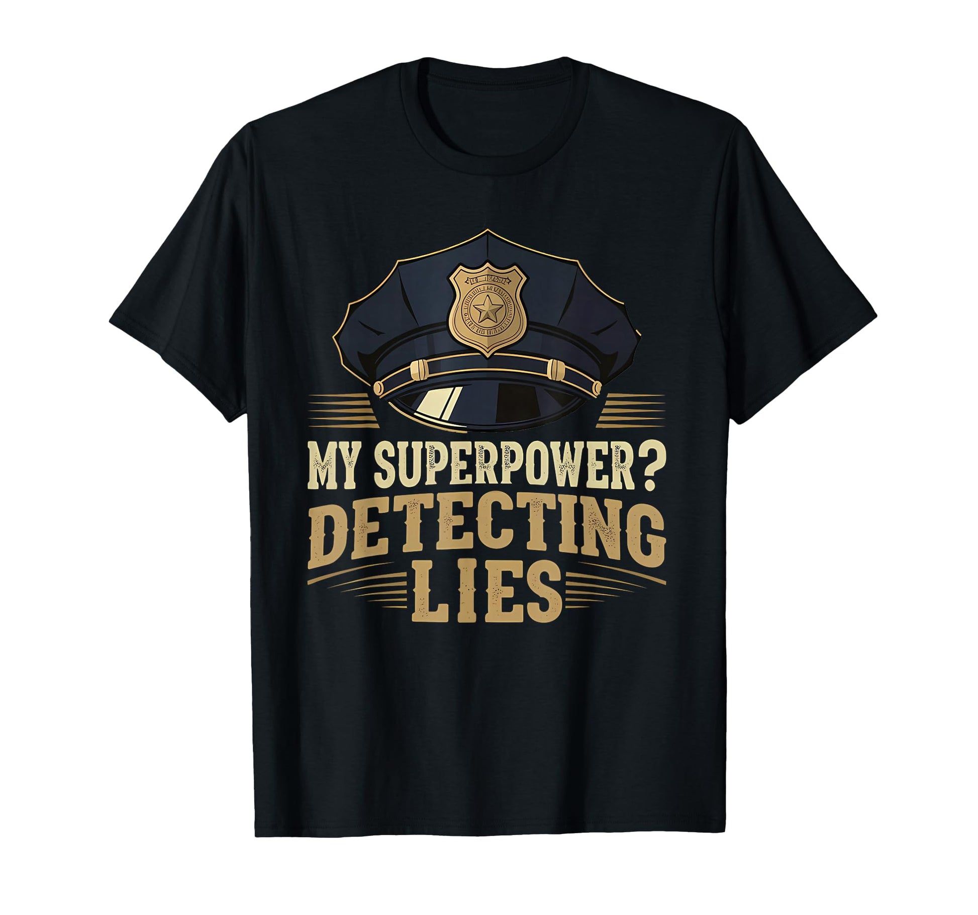 Funny Police Sergeant Patriotic T-Shirt - Casual Everyday Wear Men Women - T-Shirt, Sweatshirt, Hoodie