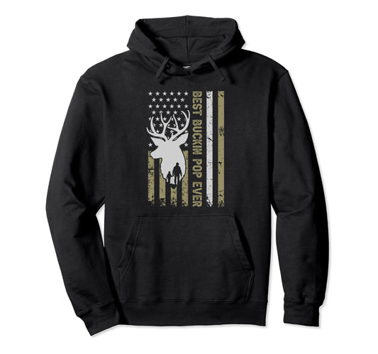 Best Buckin Pop Camouflage American Hoodie - Custom Art Print for Adults - T-Shirt, Sweatshirt, Hoodie