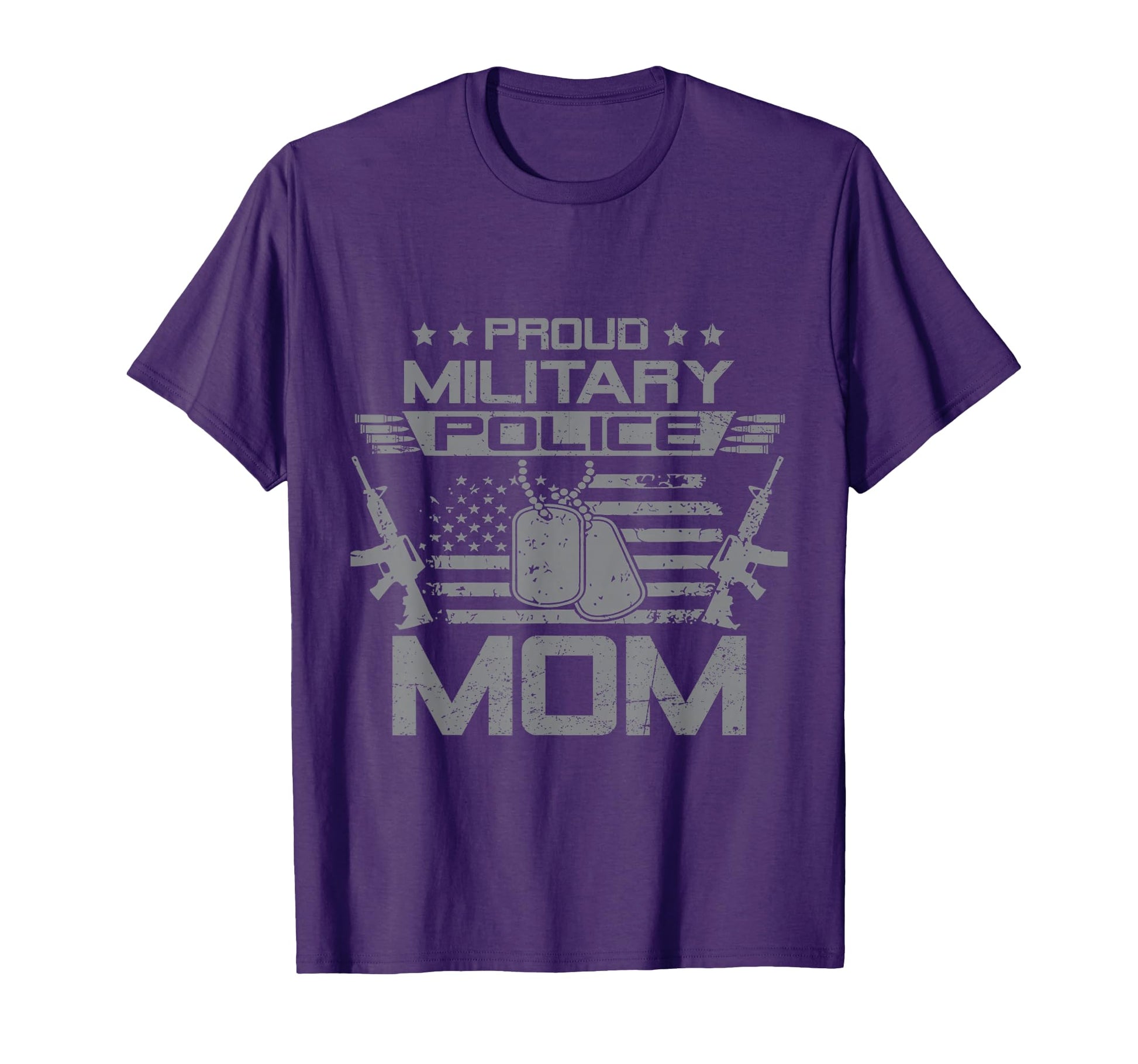 Proud Military Police Mom Flag American Us T-Shirt - Graphic Print Unisex - T-Shirt, Sweatshirt, Hoodie