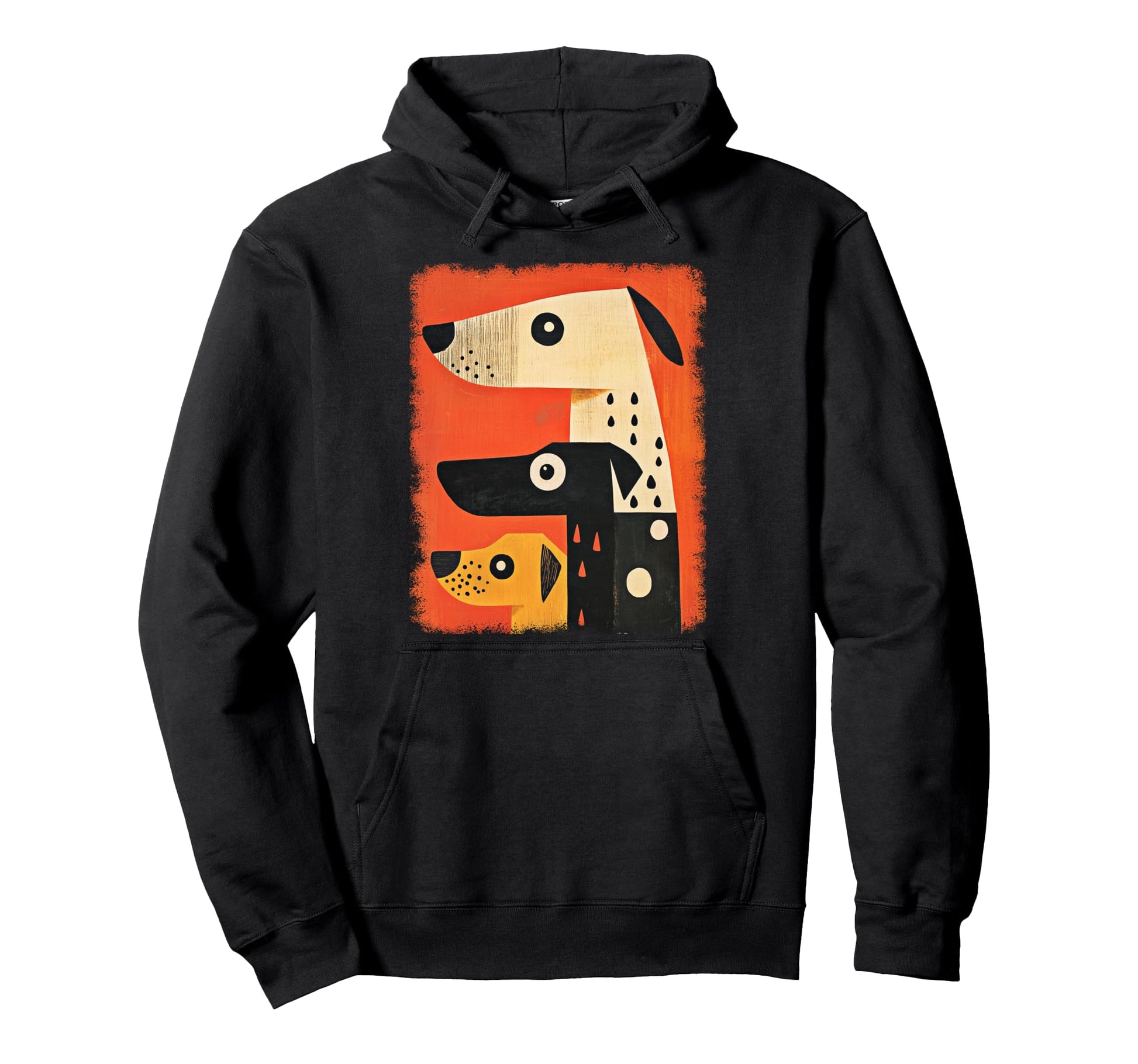 Mid Century Modern Dogs 50S 60S Hoodie - Casual Everyday Wear Men Women - T-Shirt, Sweatshirt, Hoodie