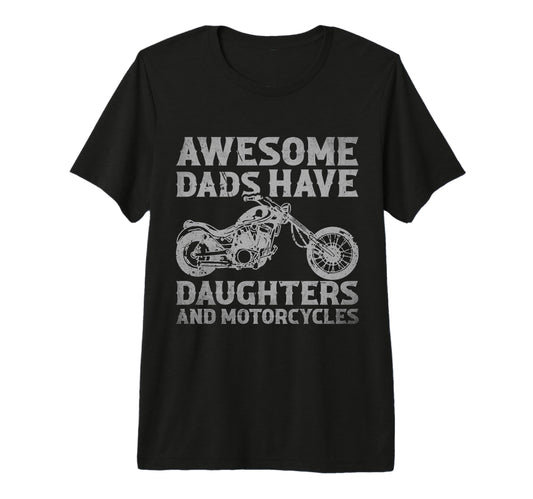 Awesome Dads Have Daughters And T-Shirt - Aesthetic Graphic for Adults - T-Shirt, Sweatshirt, Hoodie