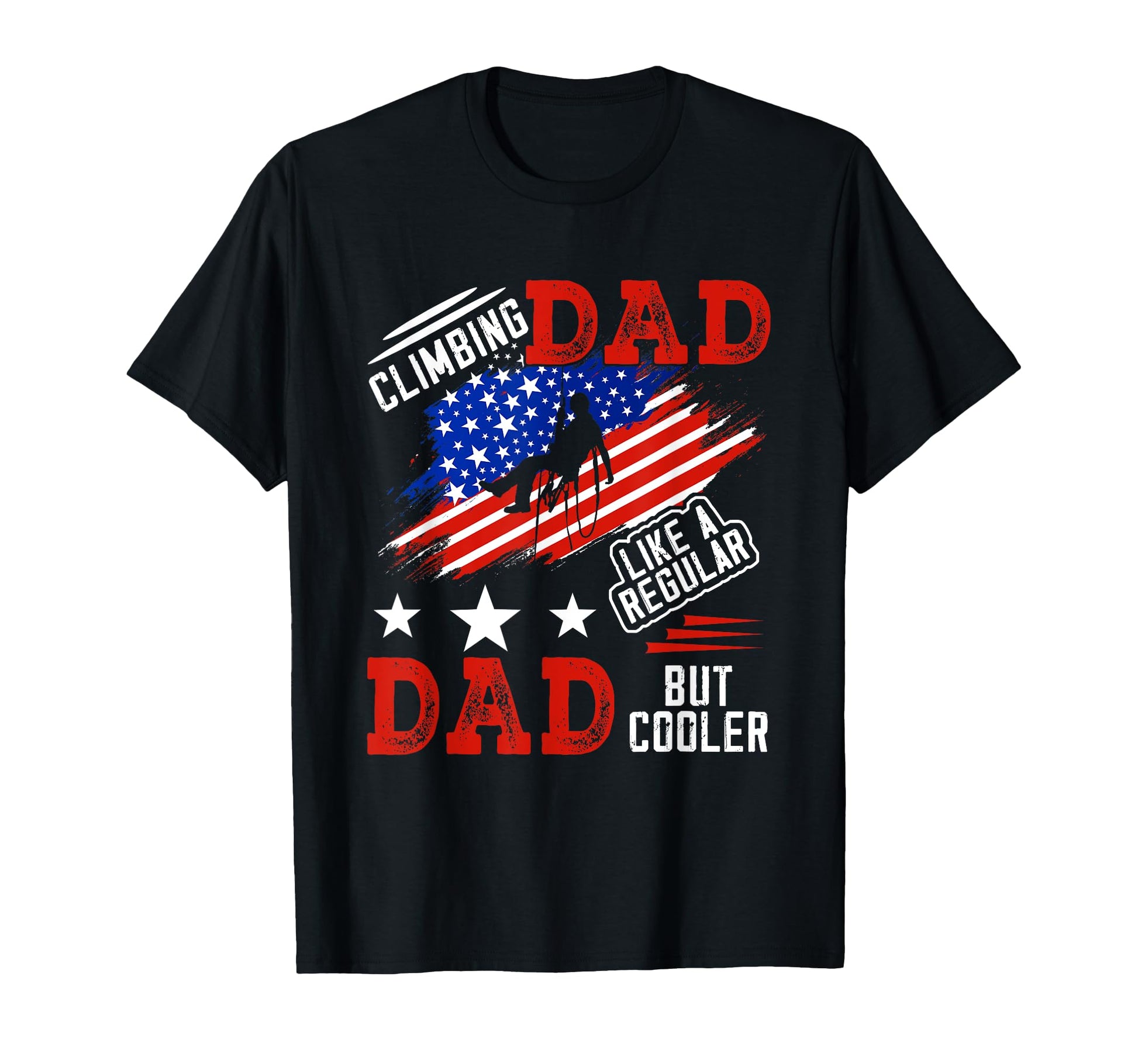 Climbing Dad Definition Cooler T-Shirt - Aesthetic Graphic Men Women - T-Shirt, Sweatshirt, Hoodie