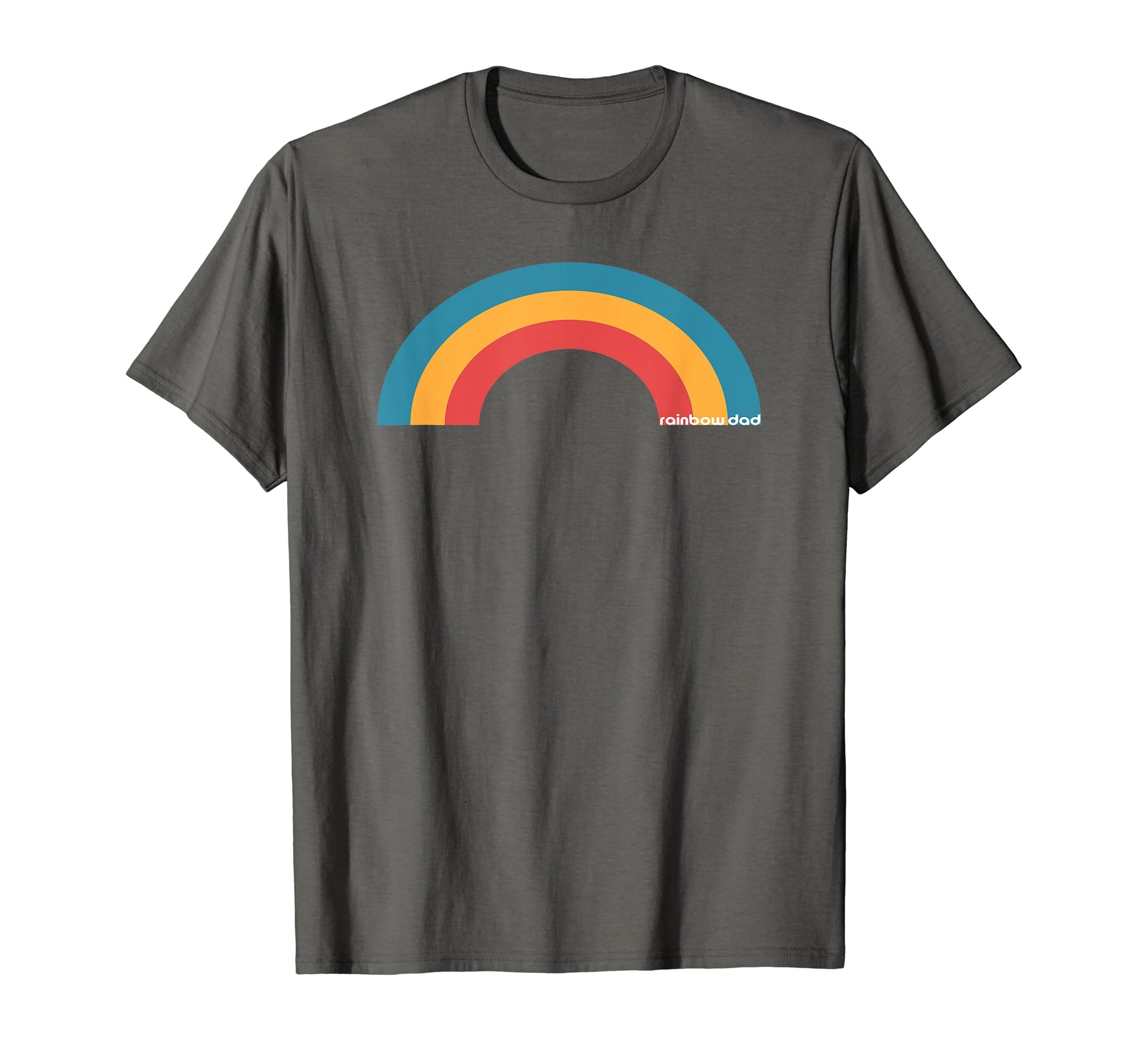 Rainbow Dad Dads After Loss T-Shirt - Minimalist Print Men Women - T-Shirt, Sweatshirt, Hoodie