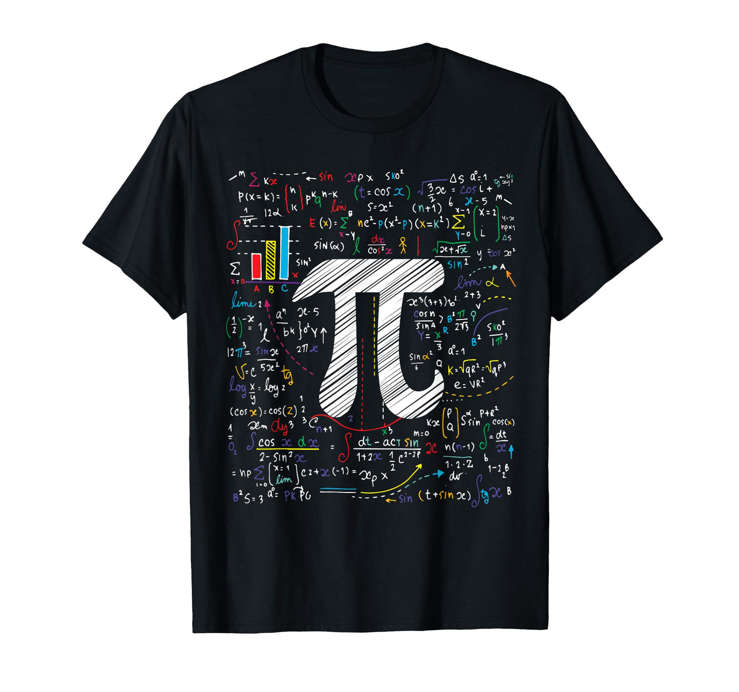 Pi Day Math Equation Math Teacher T-Shirt - Minimalist Print Unisex - T-Shirt, Sweatshirt, Hoodie