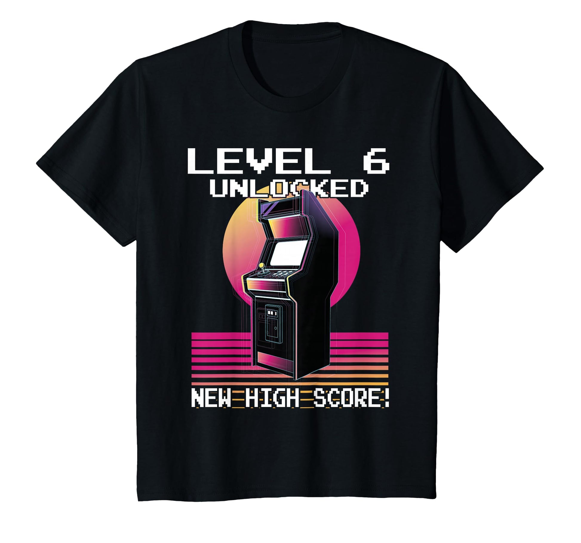 Level 6 Unlocked Gamer 6Th Birthday T-Shirt - Aesthetic Graphic for Adults - T-Shirt, Sweatshirt, Hoodie