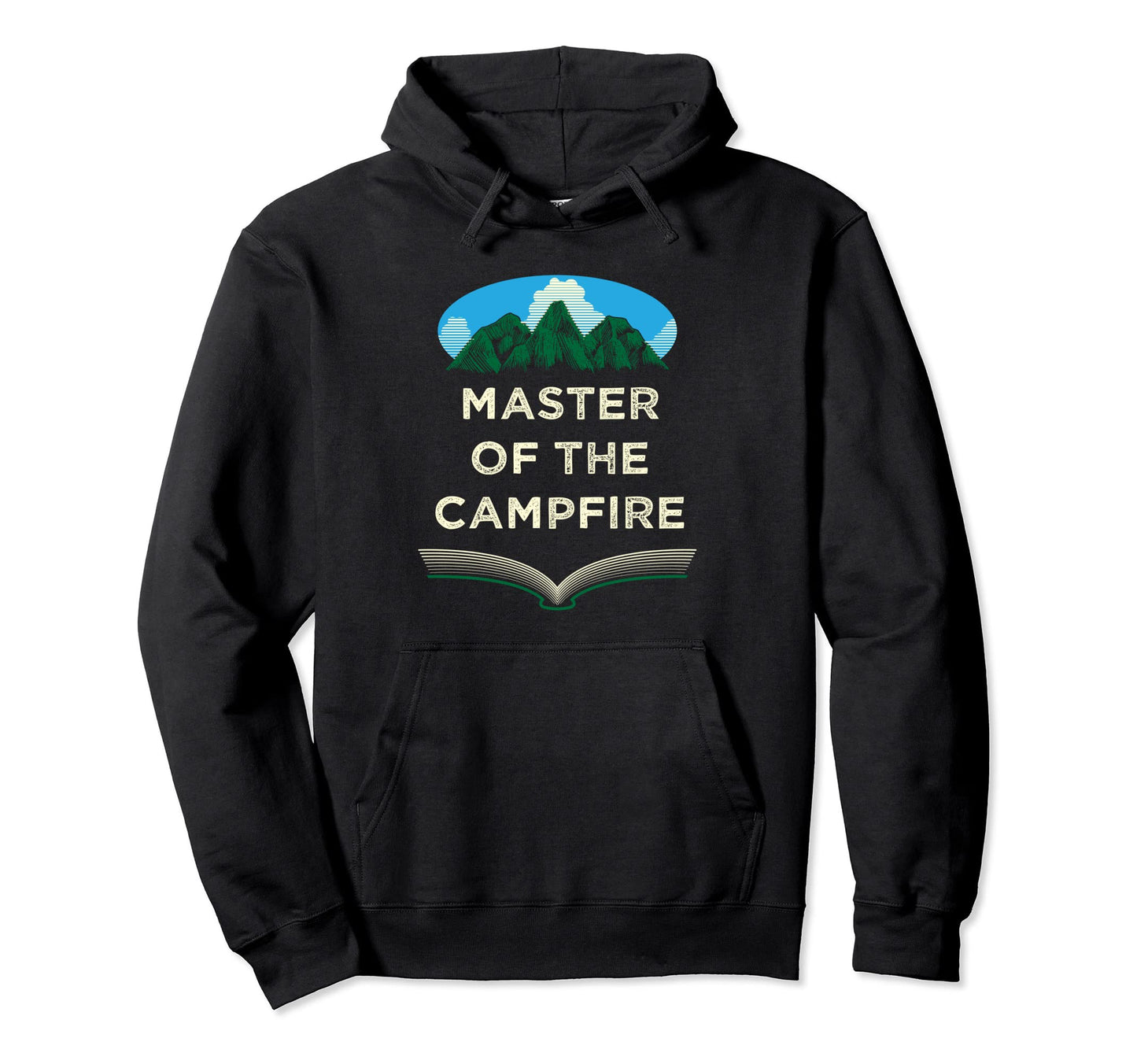 Master Campfire Camping Dad Camper Hoodie - Novelty Apparel for Adults - T-Shirt, Sweatshirt, Hoodie