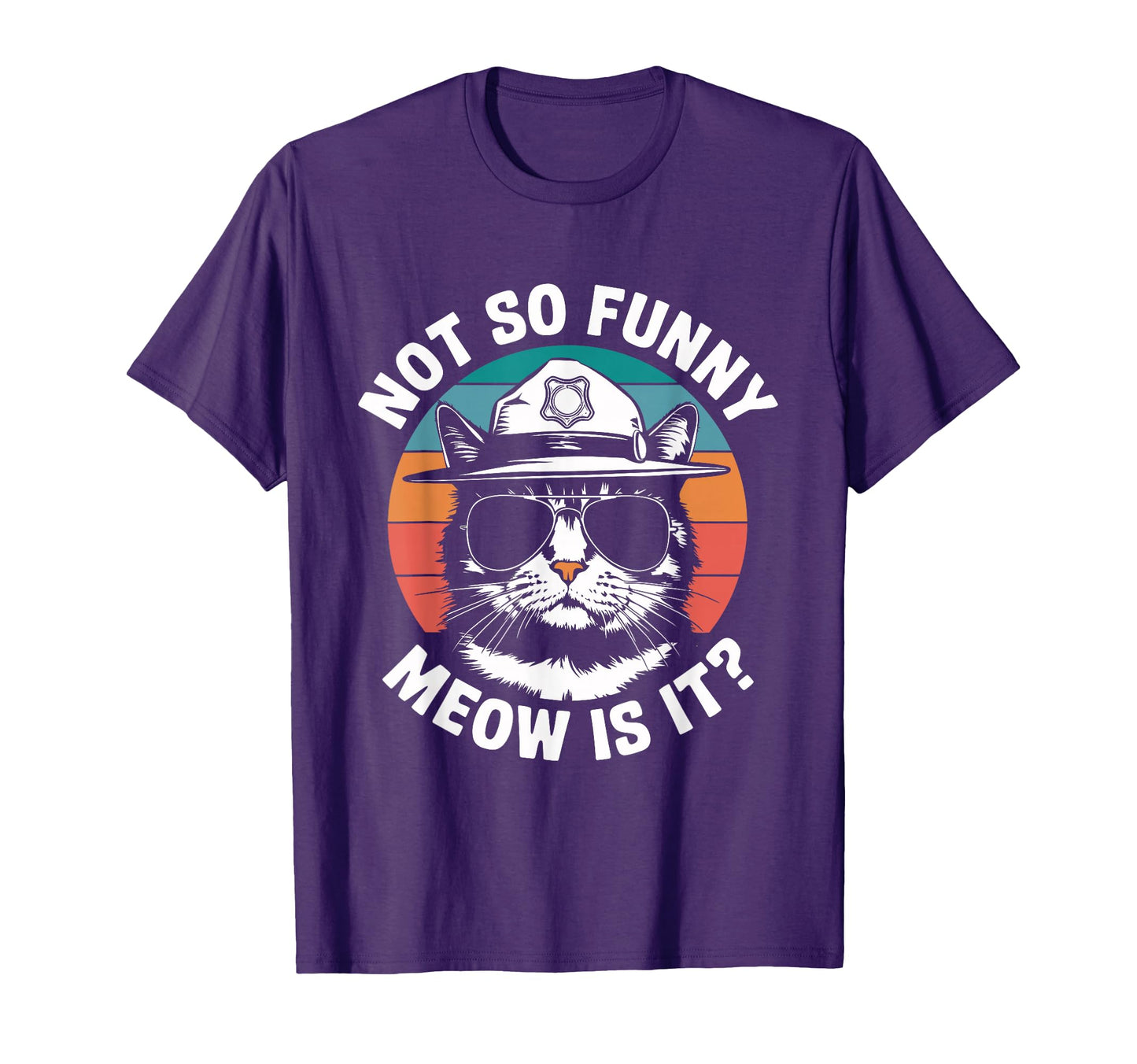 Not So Funny Meow Is It Funny State T-Shirt - Novelty Apparel for Adults - T-Shirt, Sweatshirt, Hoodie