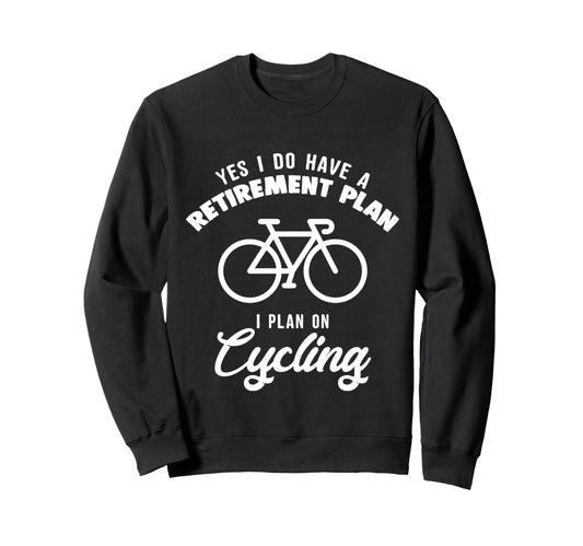Biker Dad Cycling Cyclist Biking Gift Sweatshirt - Minimalist Print Unisex - T-Shirt, Sweatshirt, Hoodie