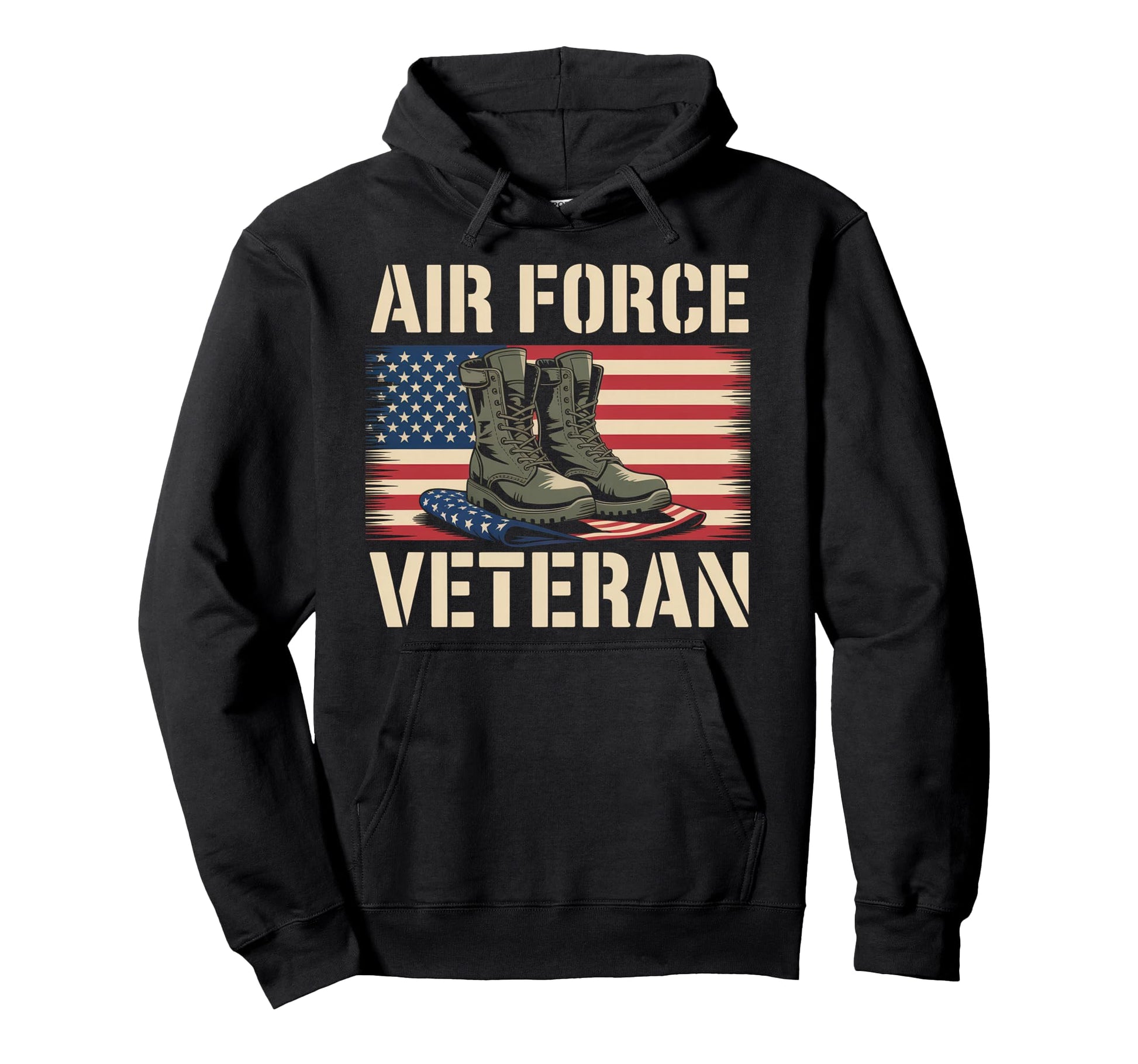 Air Force Veteran Us American Flag Dad Hoodie - Graphic Print Men Women - T-Shirt, Sweatshirt, Hoodie