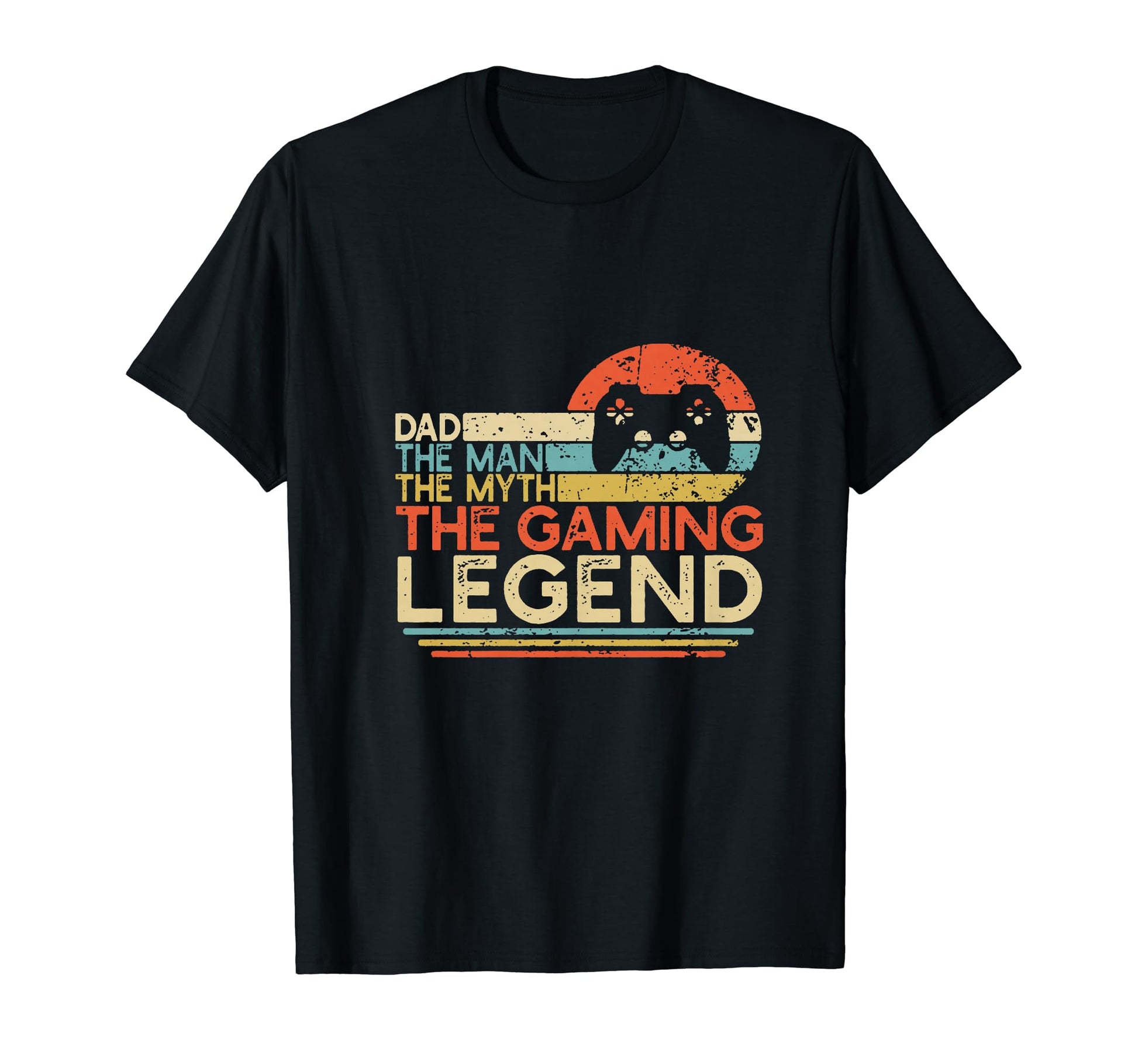 Gamer Dad Myth Gaming Legend Game Player T-Shirt - Unique Graphic Men Women - T-Shirt, Sweatshirt, Hoodie