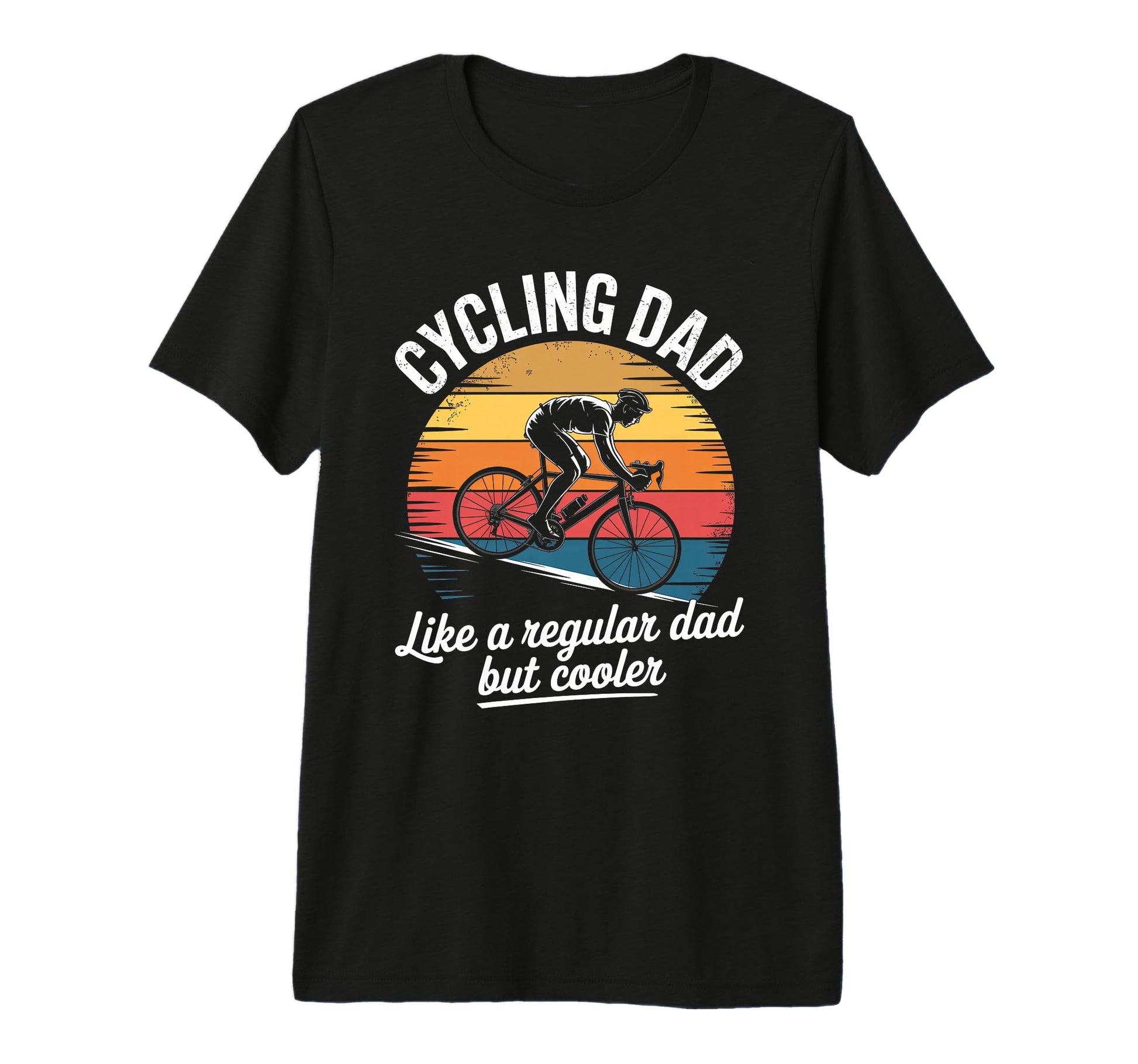 Cycling Dad Like Regular Dad But T-Shirt - Minimalist Print Men Women - T-Shirt, Sweatshirt, Hoodie