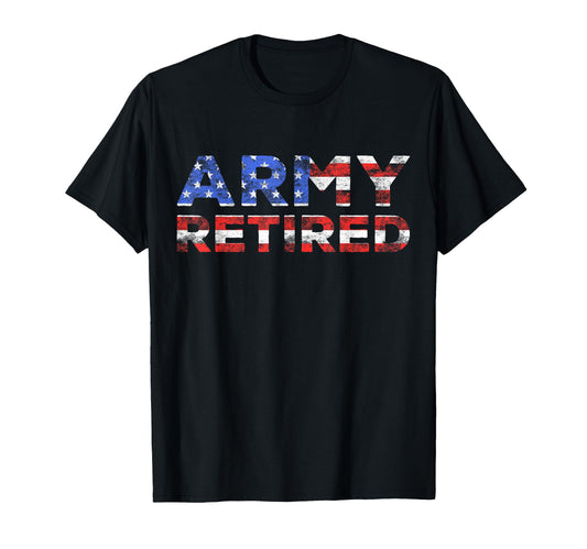 Army Retired Military U S Army T-Shirt - Aesthetic Graphic Men Women - T-Shirt, Sweatshirt, Hoodie