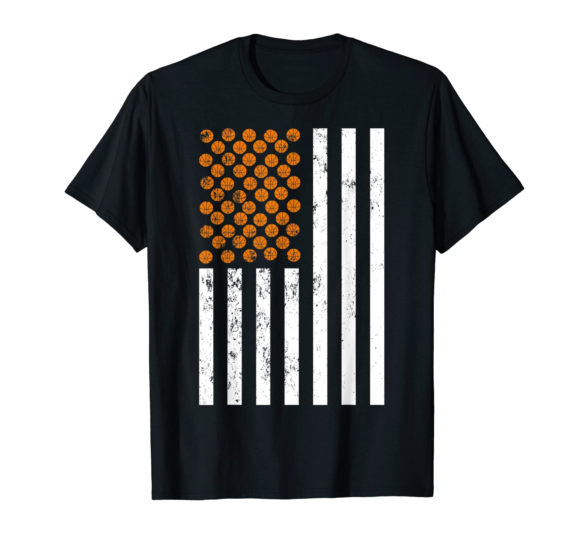 Us Flag Basketball Dad Patriotic T-Shirt - Aesthetic Graphic Men Women - T-Shirt, Sweatshirt, Hoodie