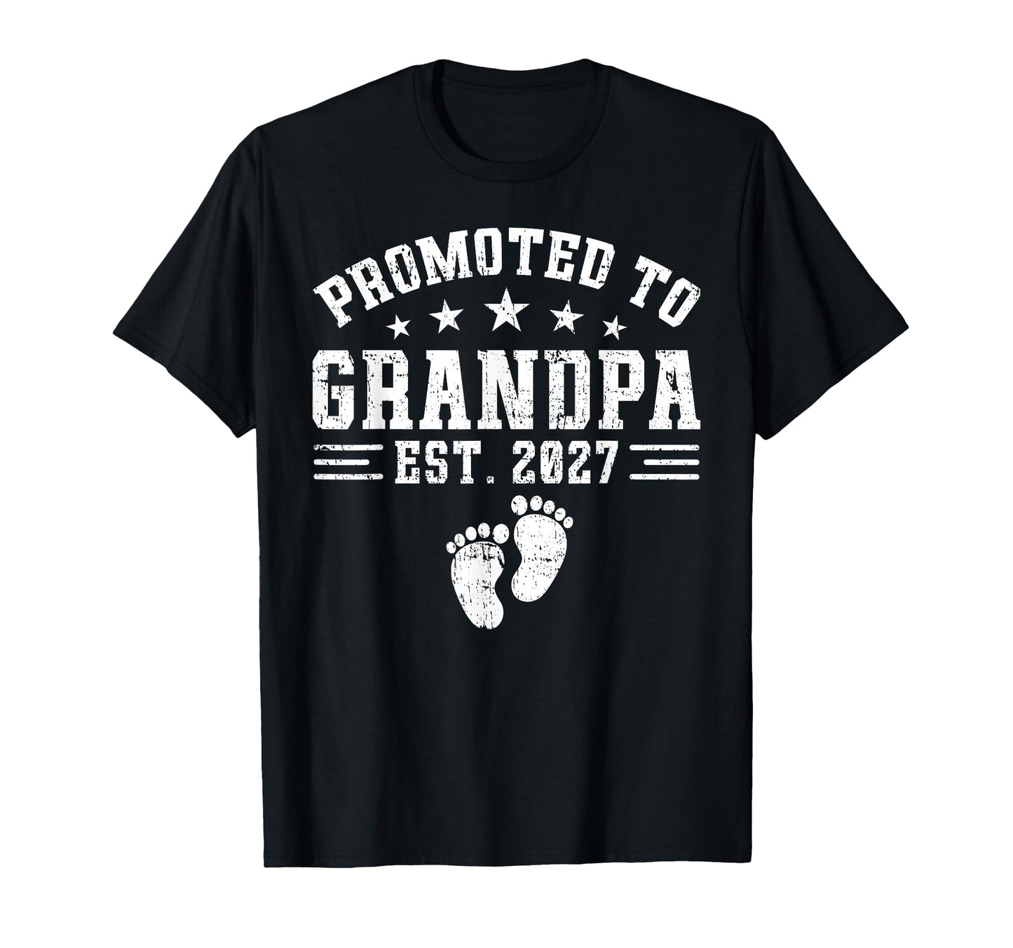 Grandpa Est 2027 Promoted To Grandpa T-Shirt - Custom Art Print for Adults - T-Shirt, Sweatshirt, Hoodie