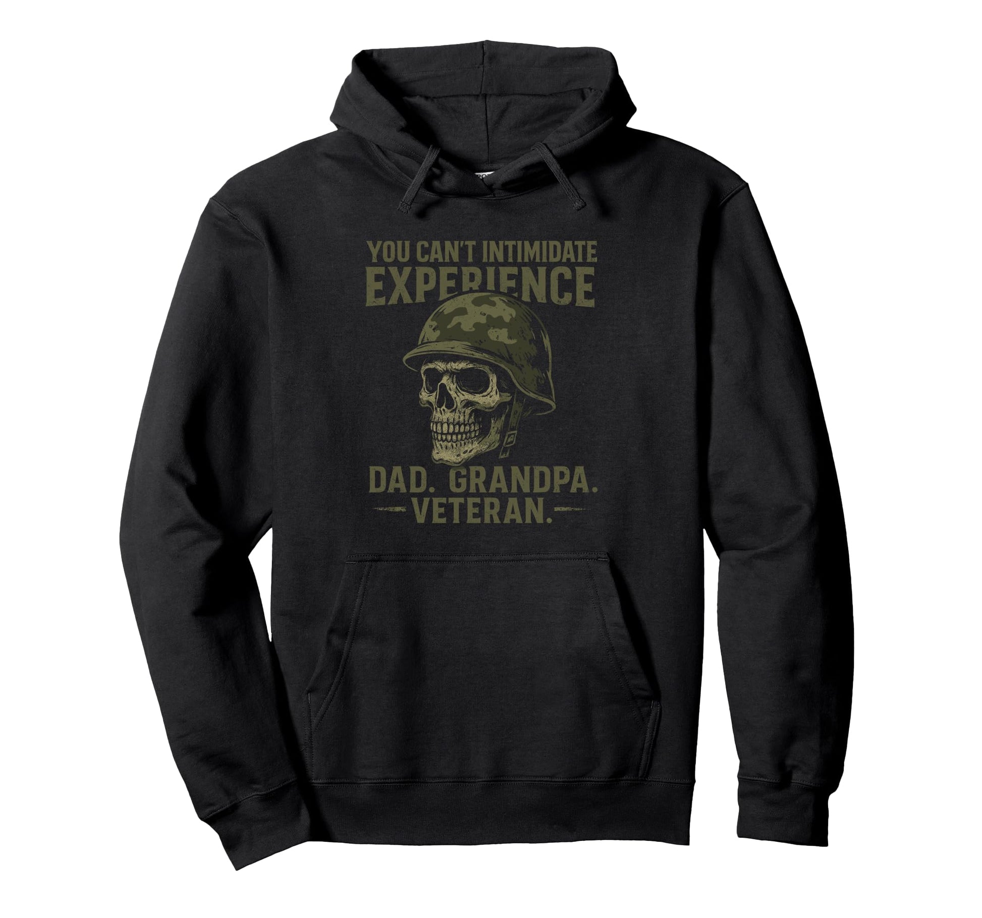 Dad Grandpa Veteran Patriotic Fathers Hoodie - Minimalist Print Men Women - T-Shirt, Sweatshirt, Hoodie