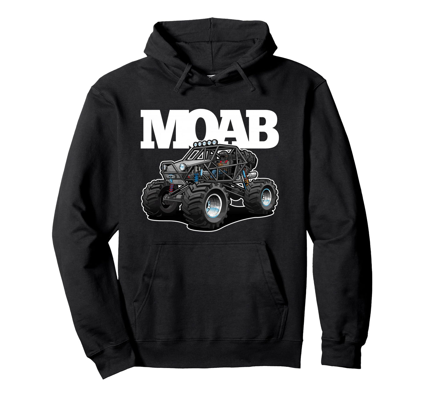 Moab Ut Side Side Quad 4X4 Atv Hoodie - Minimalist Print for Adults - T-Shirt, Sweatshirt, Hoodie