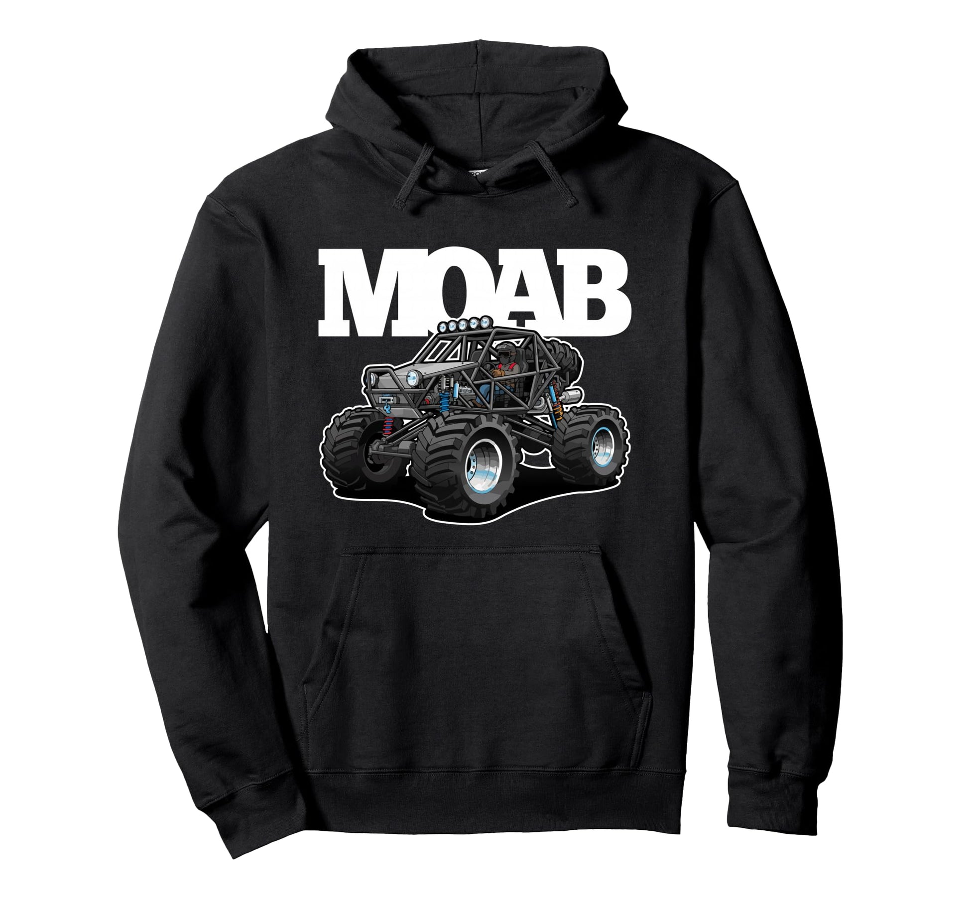 Moab Ut Side Side Quad 4X4 Atv Hoodie - Minimalist Print for Adults - T-Shirt, Sweatshirt, Hoodie