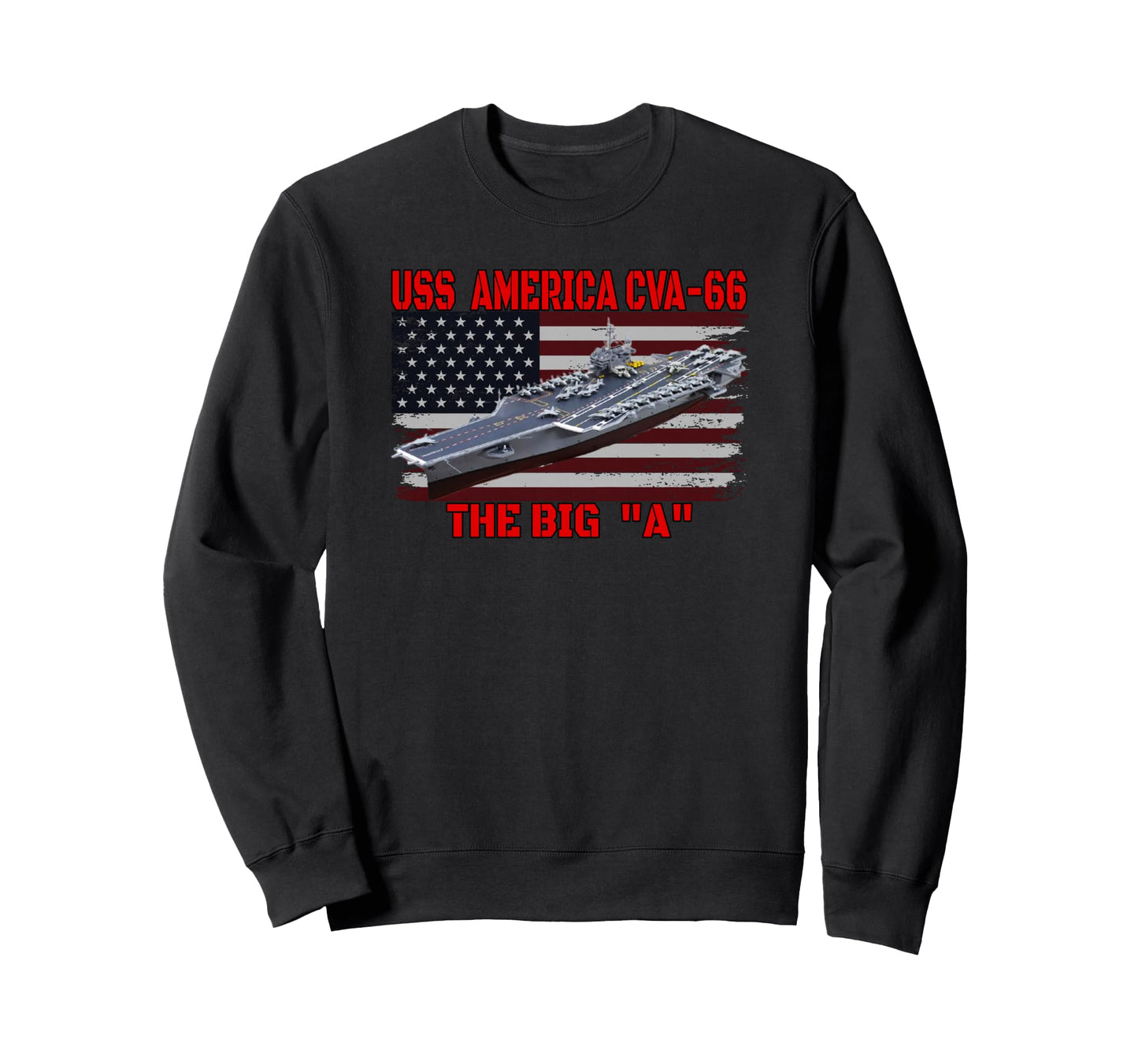 Veterans Day Aircraft Carrier Uss Sweatshirt - Fun Novelty Design Unisex - T-Shirt, Sweatshirt, Hoodie