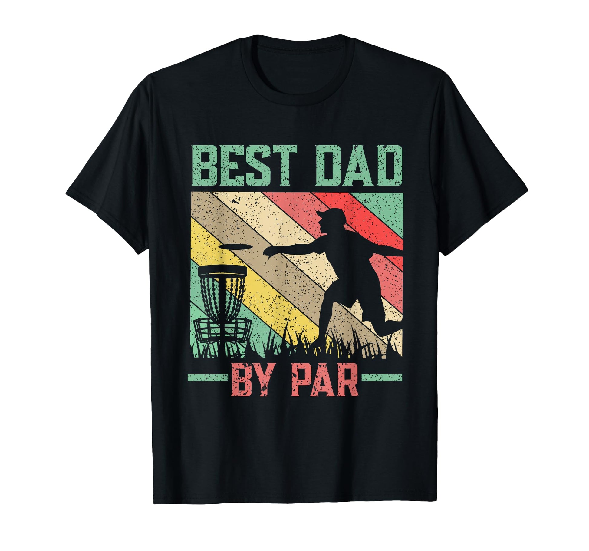 Best Dad Par Disc Golf Dad Fathers T-Shirt - Custom Art Print for Adults - T-Shirt, Sweatshirt, Hoodie