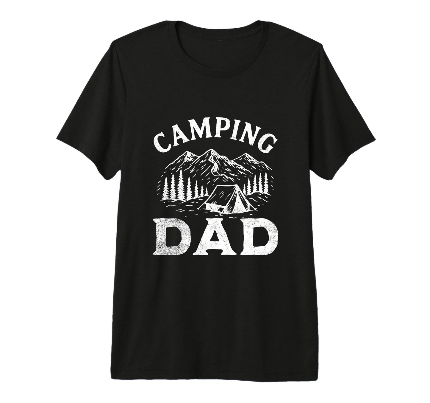 Camping Dad Mountain Outdoor Camper T-Shirt - Graphic Print for Adults - T-Shirt, Sweatshirt, Hoodie