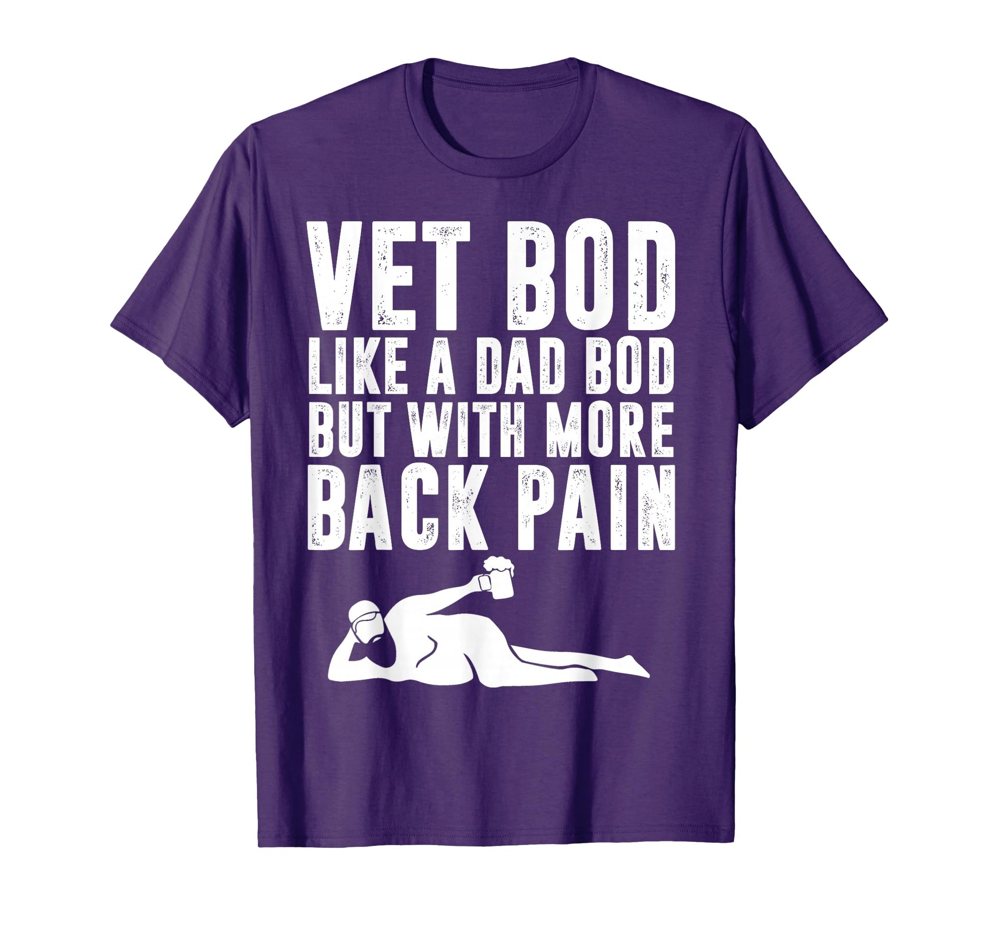 Mens Fathers Day Vet Bod Like Dad Bod T-Shirt - Trendy Graphic for Adults - T-Shirt, Sweatshirt, Hoodie