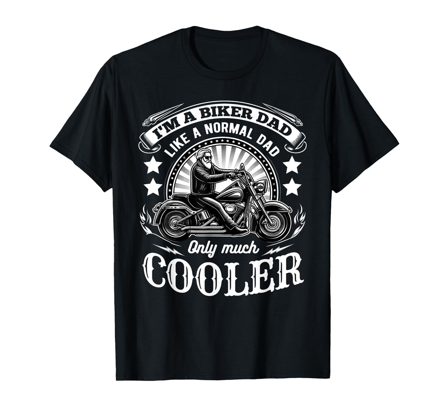 Im Biker Dad Funny Motorcycle Rider T-Shirt - Unique Graphic Unisex - T-Shirt, Sweatshirt, Hoodie