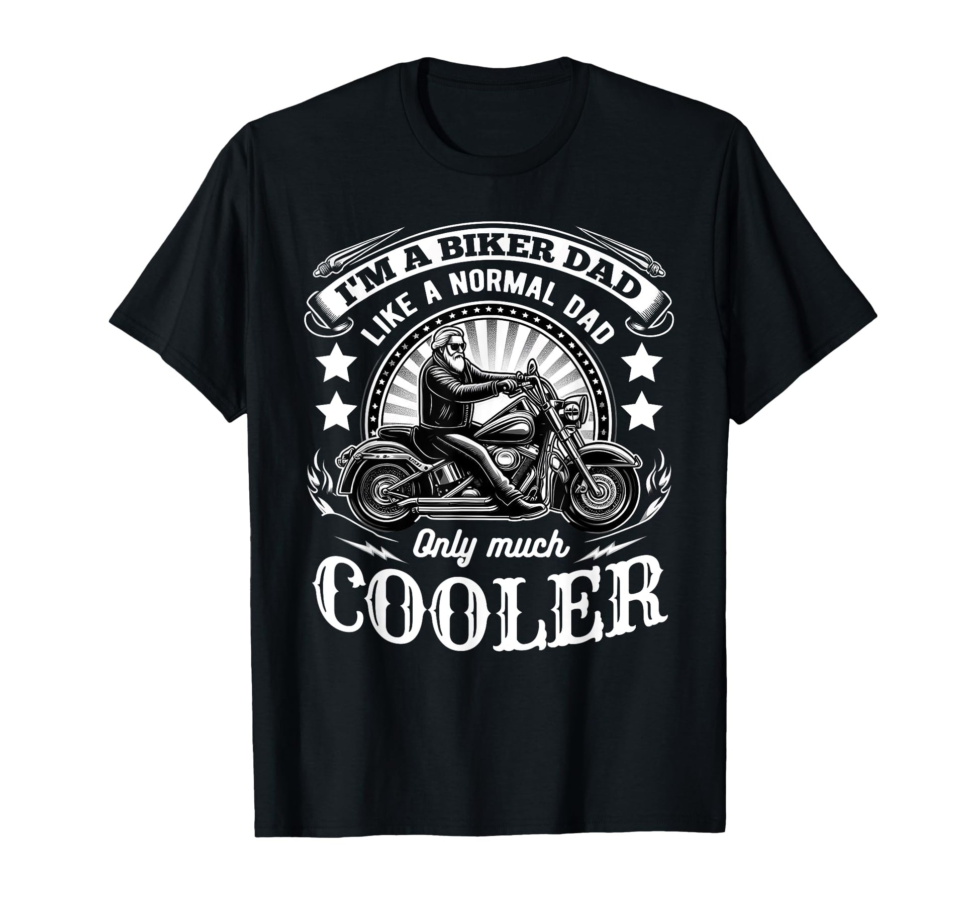 Im Biker Dad Funny Motorcycle Rider T-Shirt - Unique Graphic Unisex - T-Shirt, Sweatshirt, Hoodie