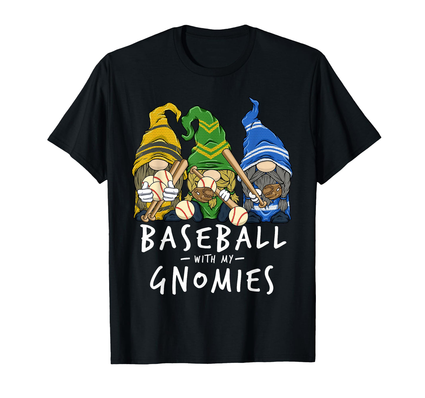 Baseball Gnomes Baseball My Gnomies T-Shirt - Graphic Print for Adults - T-Shirt, Sweatshirt, Hoodie