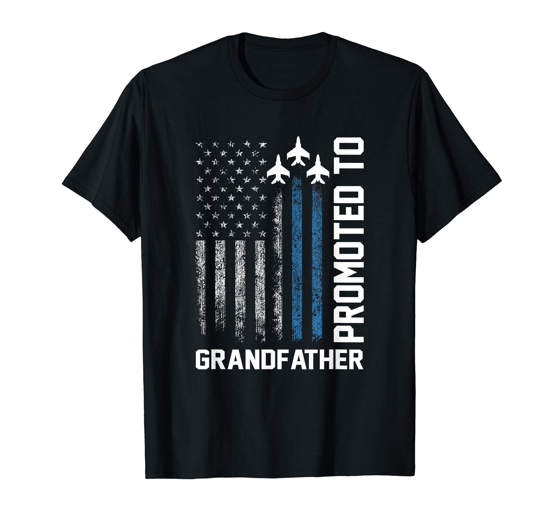 Promoted To Grandfather Fathers Day New T-Shirt - Aesthetic Graphic Unisex - T-Shirt, Sweatshirt, Hoodie