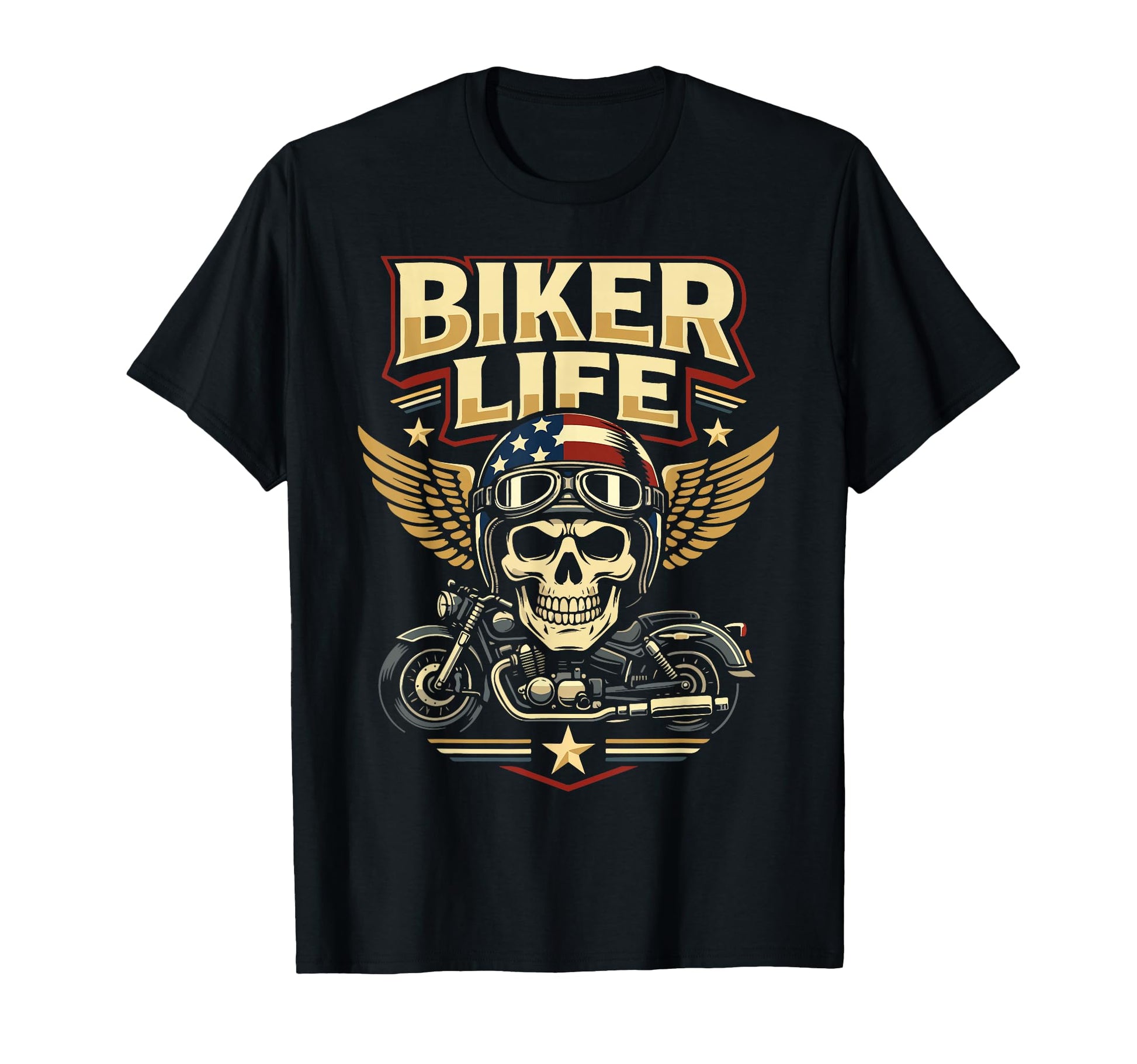 Motorcycle Biker Biker Life T-Shirt - Novelty Apparel Men Women - T-Shirt, Sweatshirt, Hoodie