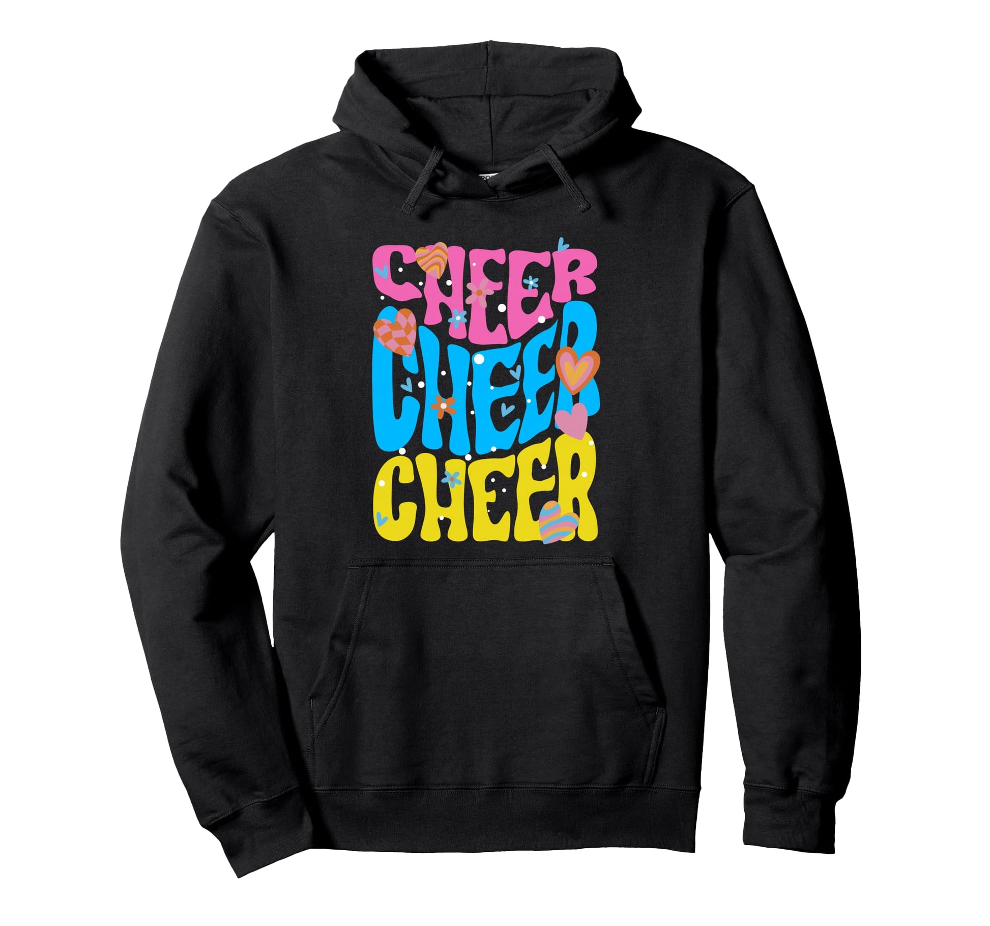 Cheerleading Cheerleader Squad Teen Cheer Hoodie - Unique Graphic Unisex - T-Shirt, Sweatshirt, Hoodie