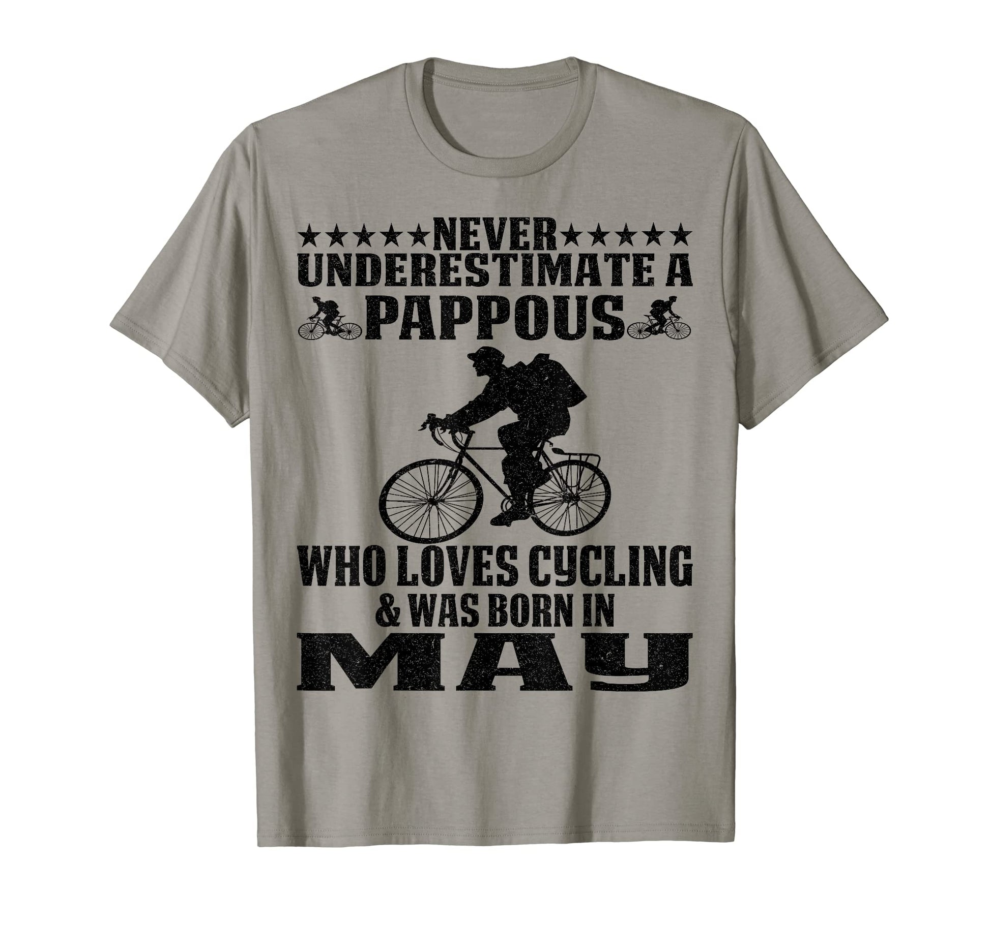 Loves Cycling Proud Biking Pappous And Was T-Shirt - Unique Graphic Unisex - T-Shirt, Sweatshirt, Hoodie