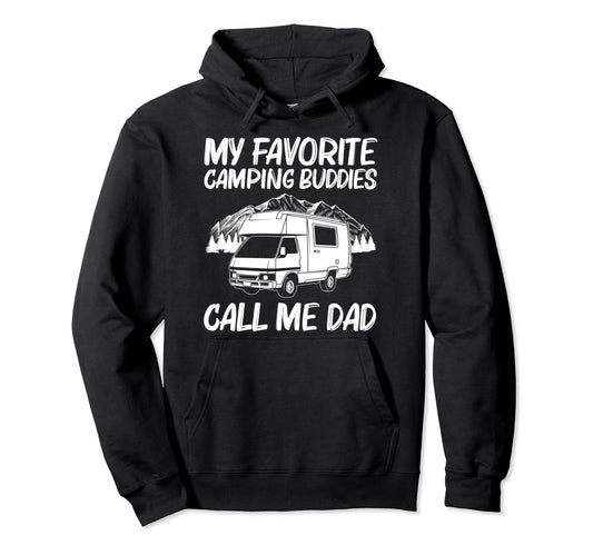 Camping Dad Papa Camper Hiking Hoodie - Fun Novelty Design for Adults - T-Shirt, Sweatshirt, Hoodie