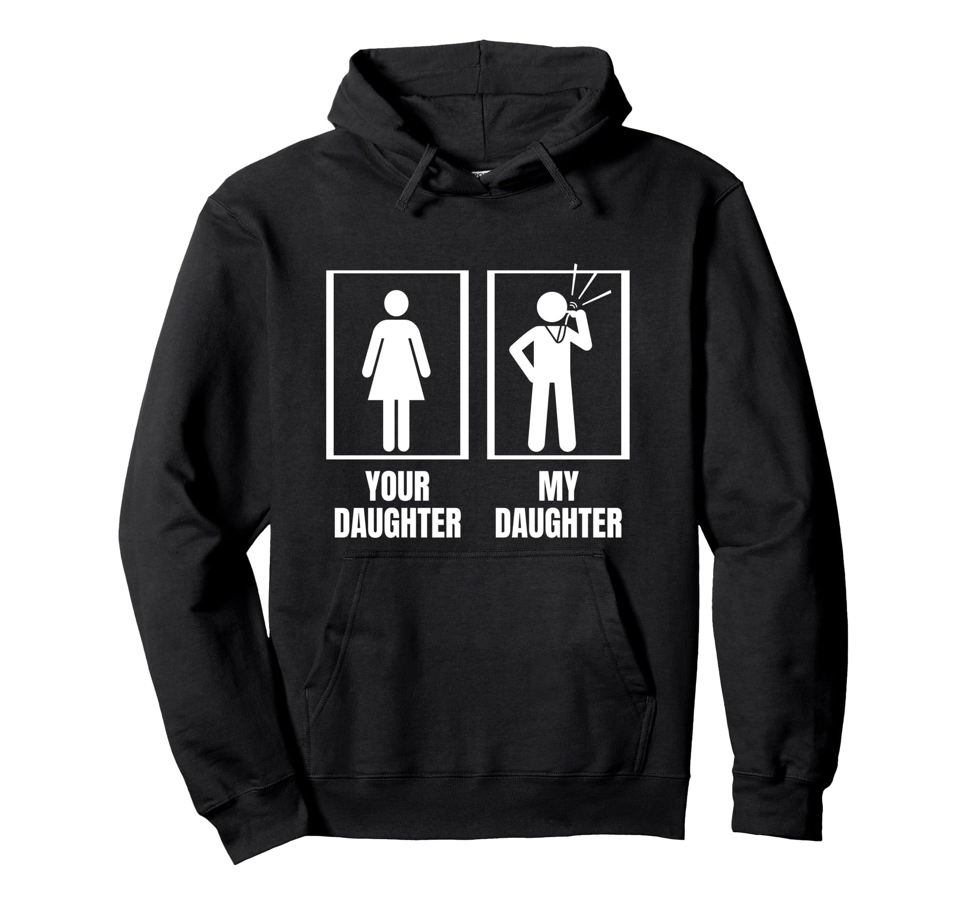 Umpire Your Daughter My Daughter Dad Mom Hoodie - Graphic Print Unisex - T-Shirt, Sweatshirt, Hoodie