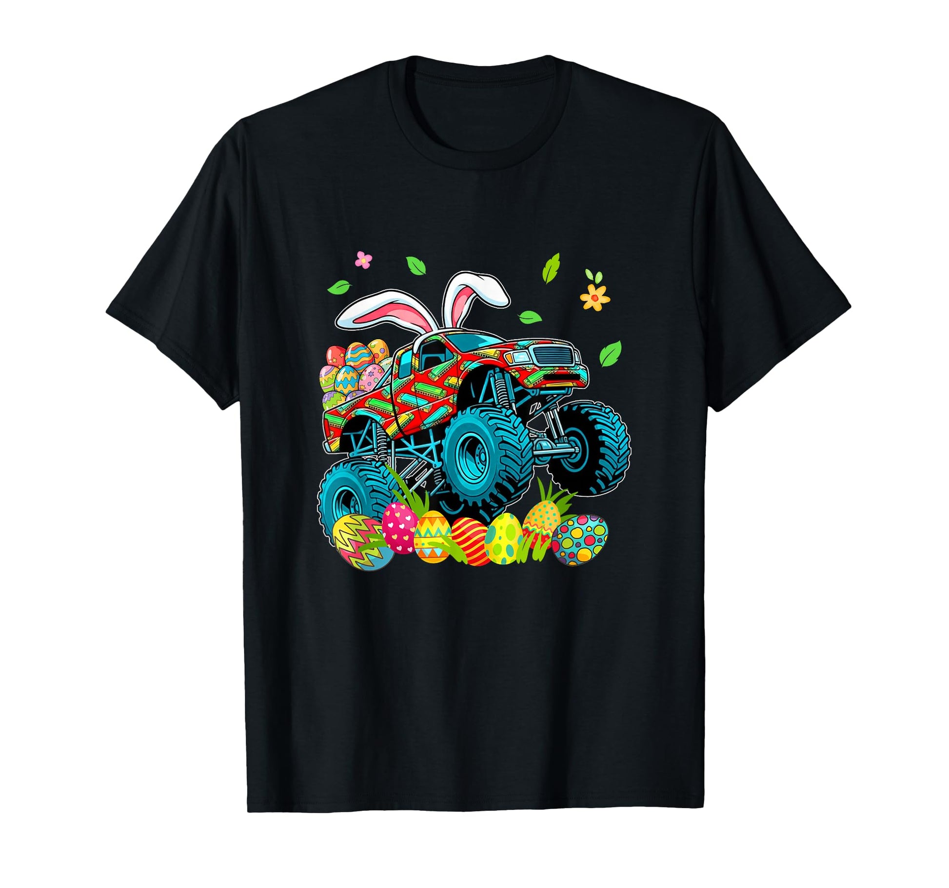 Monster Truck Harmonicas Easter T-Shirt - Fun Novelty Design for Adults - T-Shirt, Sweatshirt, Hoodie