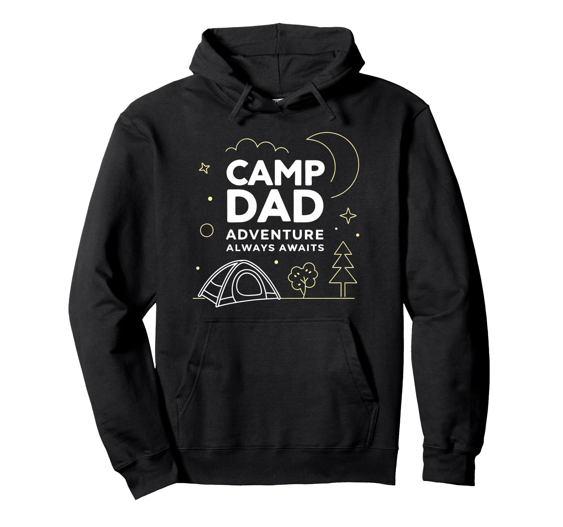 Camp Dad Fathers Day Hoodie - Fun Novelty Design Unisex - T-Shirt, Sweatshirt, Hoodie