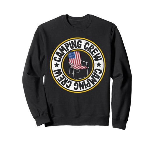 Camping Crew Matching Family Group Sweatshirt - Novelty Apparel Unisex - T-Shirt, Sweatshirt, Hoodie