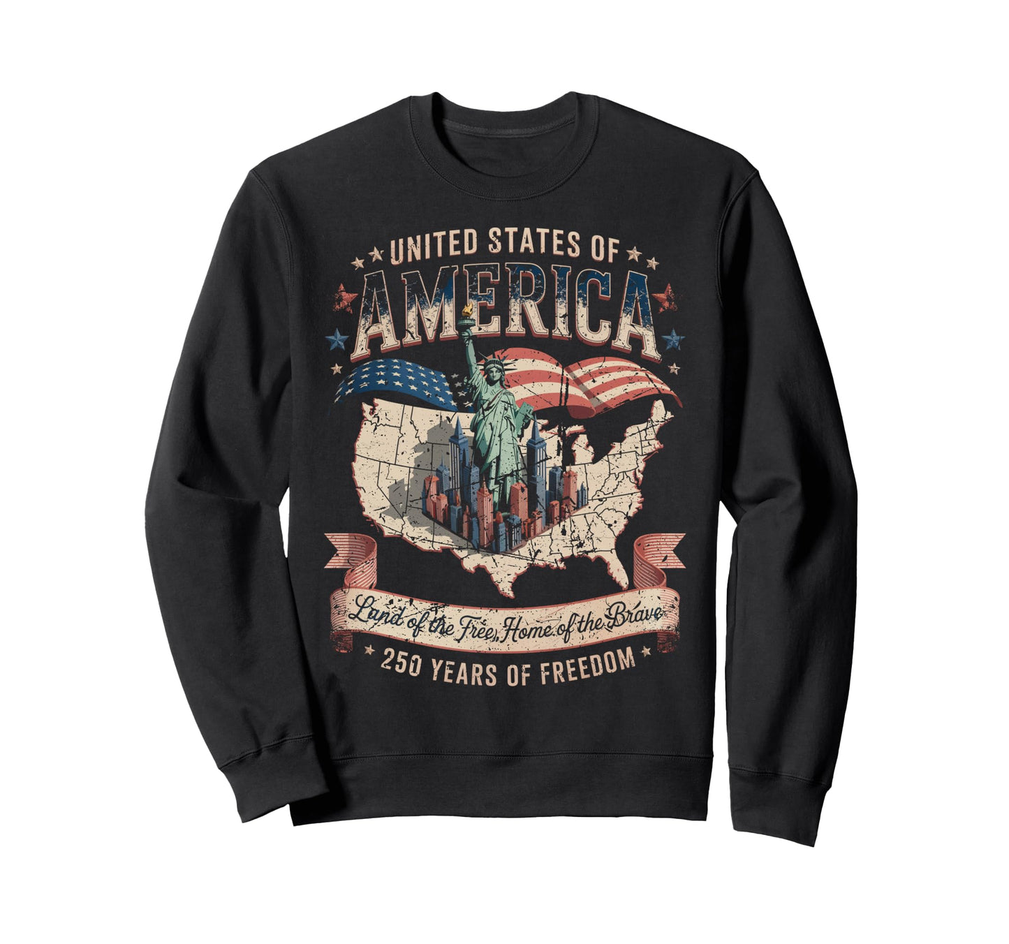 United States Anniversary American Flag Hoodie - Streetwear Style Unisex - T-Shirt, Sweatshirt, Hoodie
