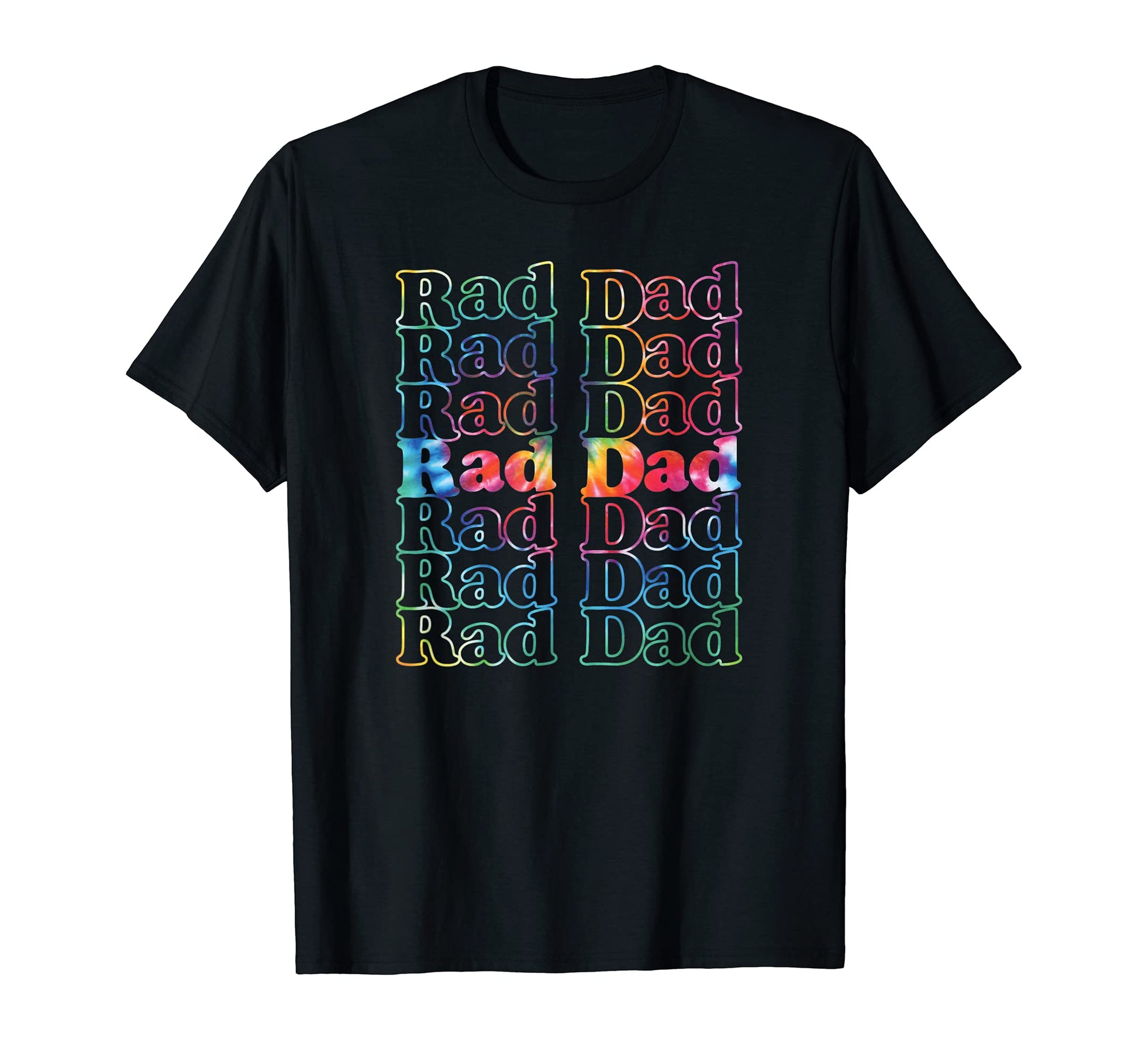 Mens Rad Dad Inspired Tie Dye T-Shirt - Casual Everyday Wear Unisex - T-Shirt, Sweatshirt, Hoodie