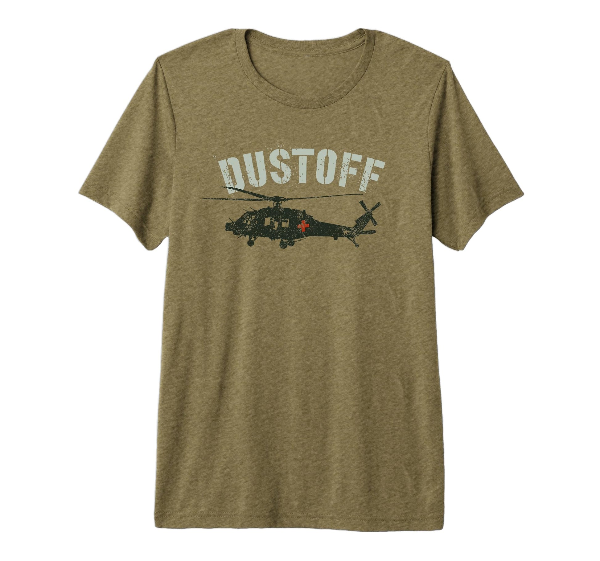 Military Dustoff Medevac Helicopter T-Shirt - Custom Art Print Men Women - T-Shirt, Sweatshirt, Hoodie