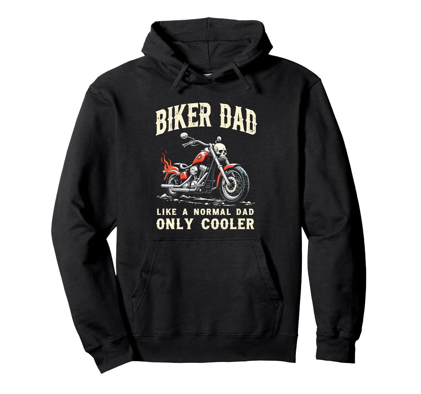 Father Rider Biker Dad Fathers Day Biker Hoodie - Graphic Print Men Women - T-Shirt, Sweatshirt, Hoodie