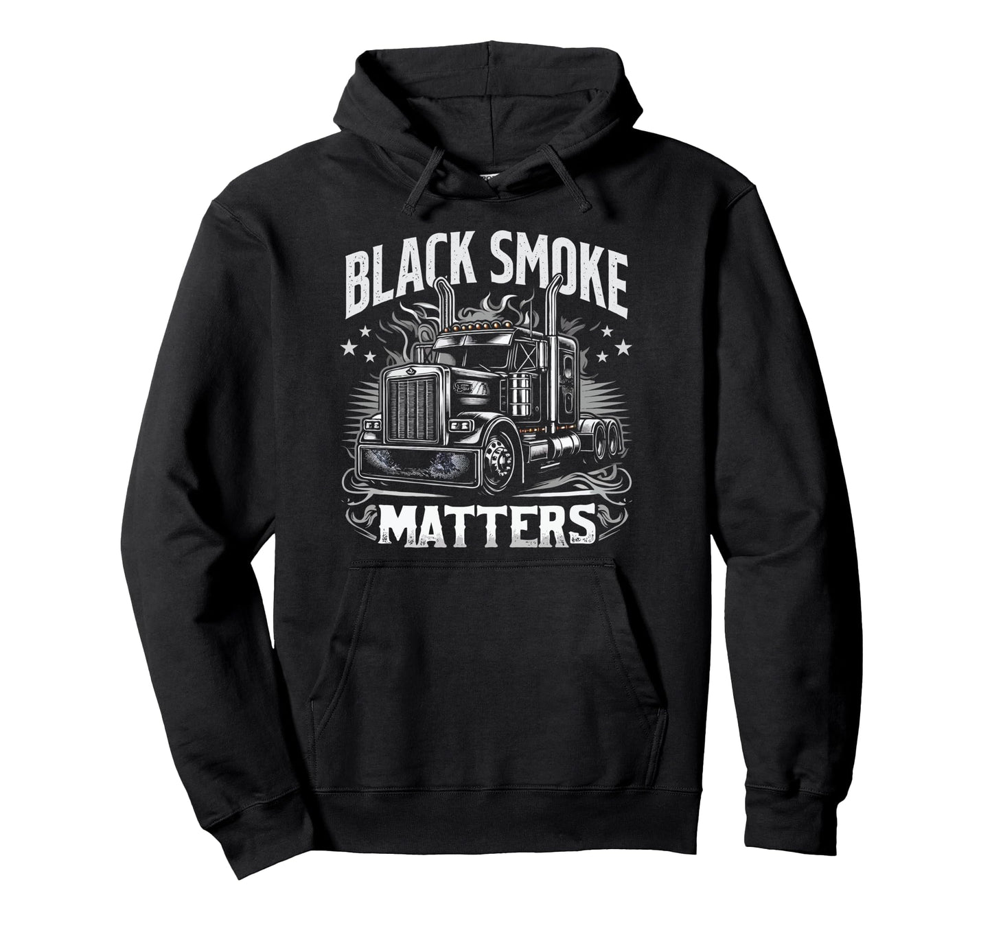 Funny Truck Driver Diesel Smoke Matters Hoodie - Trendy Graphic Men Women - T-Shirt, Sweatshirt, Hoodie
