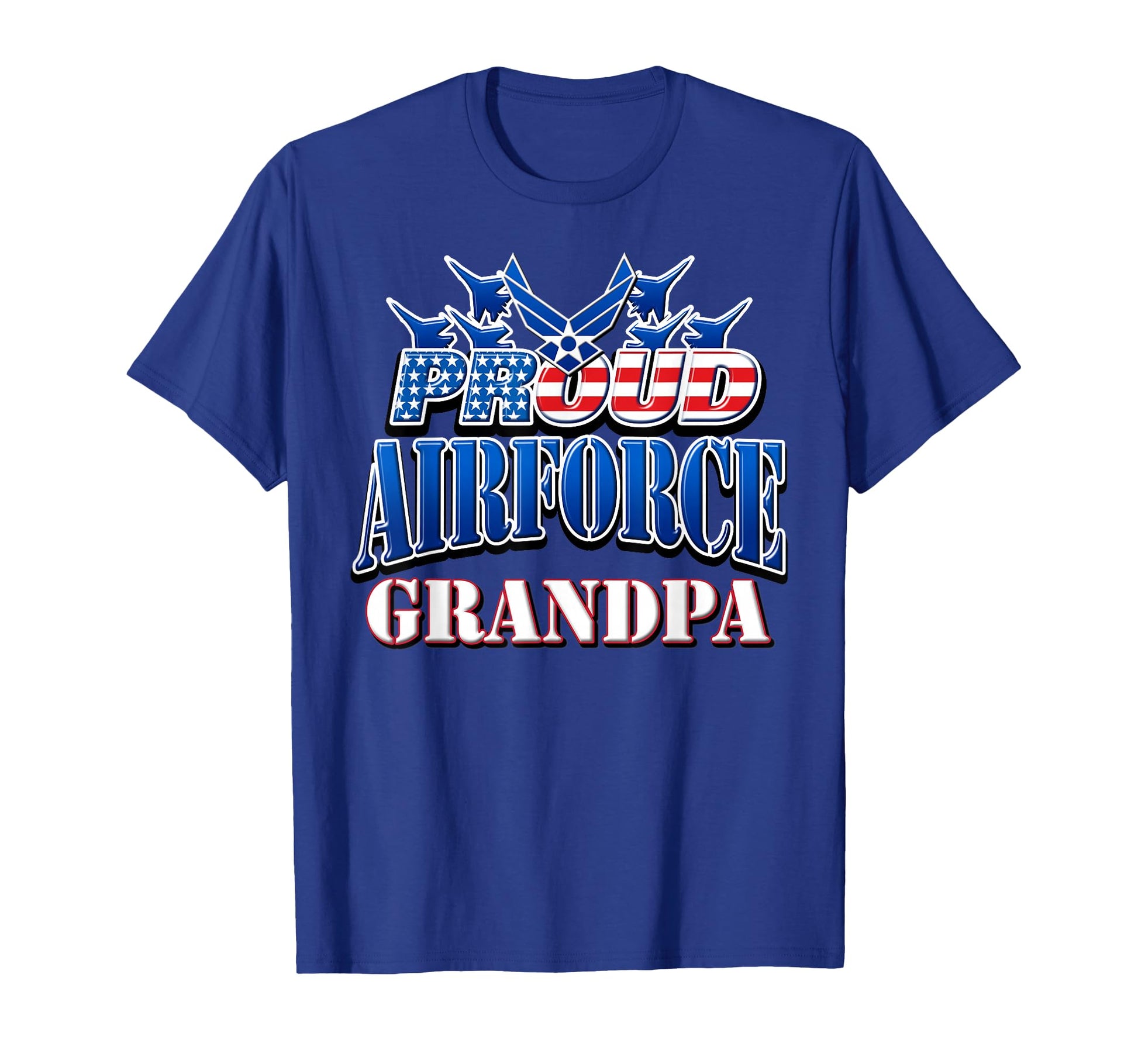 Proud Air Force Grandpa Grandparents T-Shirt - Novelty Apparel Men Women - T-Shirt, Sweatshirt, Hoodie