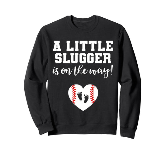 Baseball Pregnancy Announcement Spring Sweatshirt - Graphic Print Unisex - T-Shirt, Sweatshirt, Hoodie