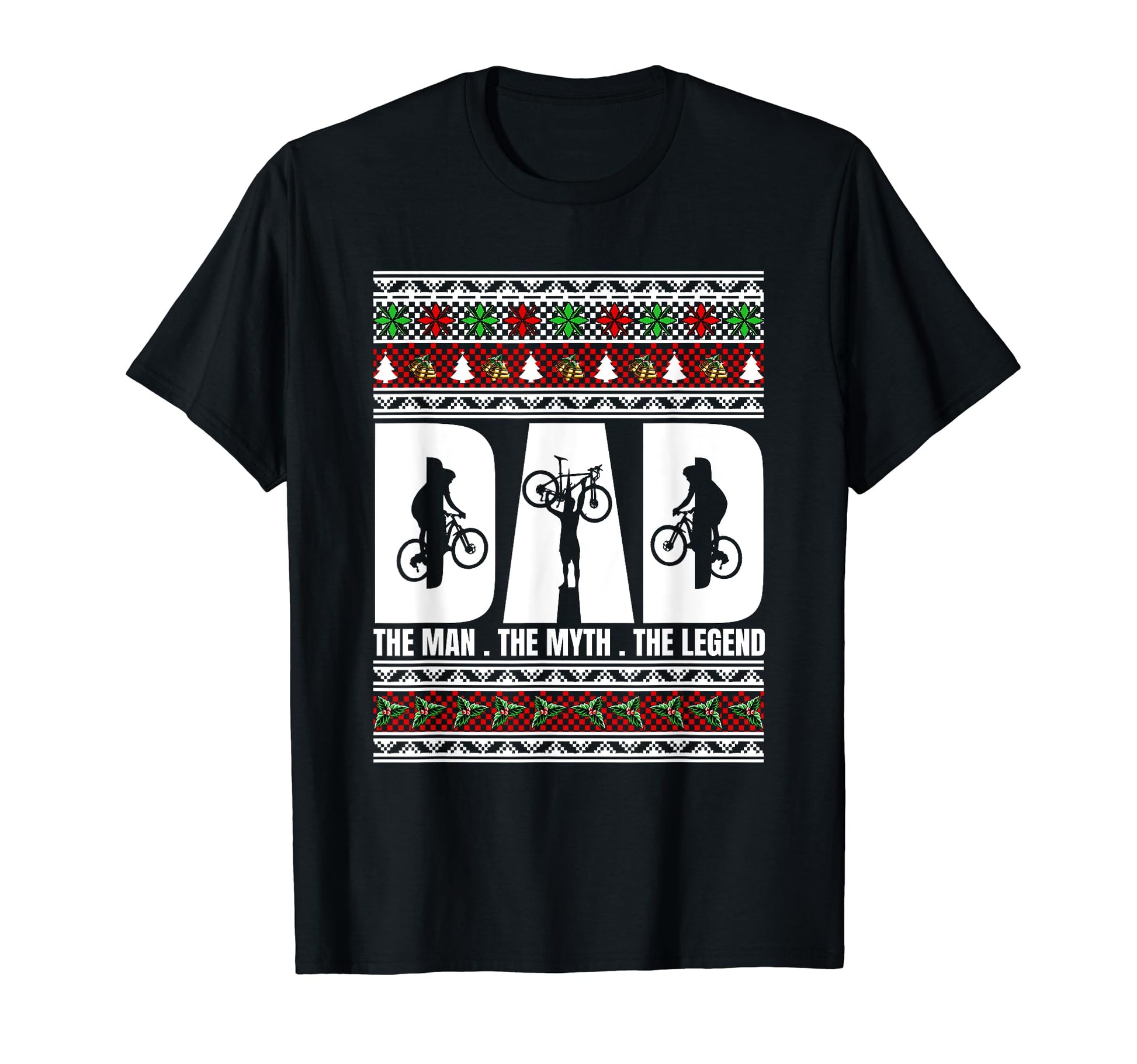 Dad Myth Legend Pajama Bike Biker T-Shirt - Minimalist Print Men Women - T-Shirt, Sweatshirt, Hoodie