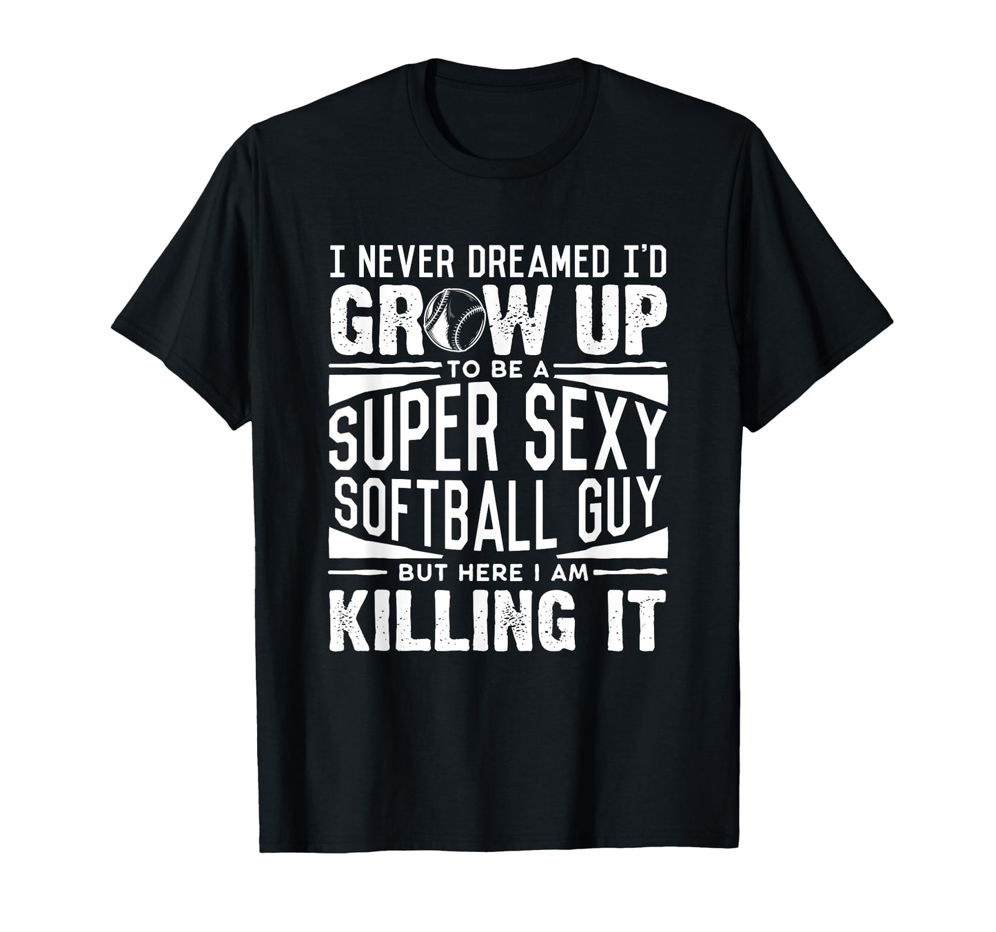 Softball Player Hockey Lover Fathers Day T-Shirt - Unique Graphic Unisex - T-Shirt, Sweatshirt, Hoodie