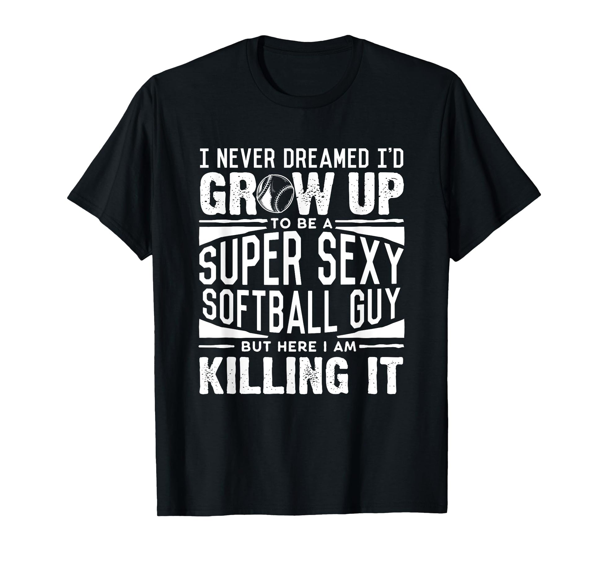 Softball Player Hockey Lover Fathers Day T-Shirt - Unique Graphic Unisex - T-Shirt, Sweatshirt, Hoodie