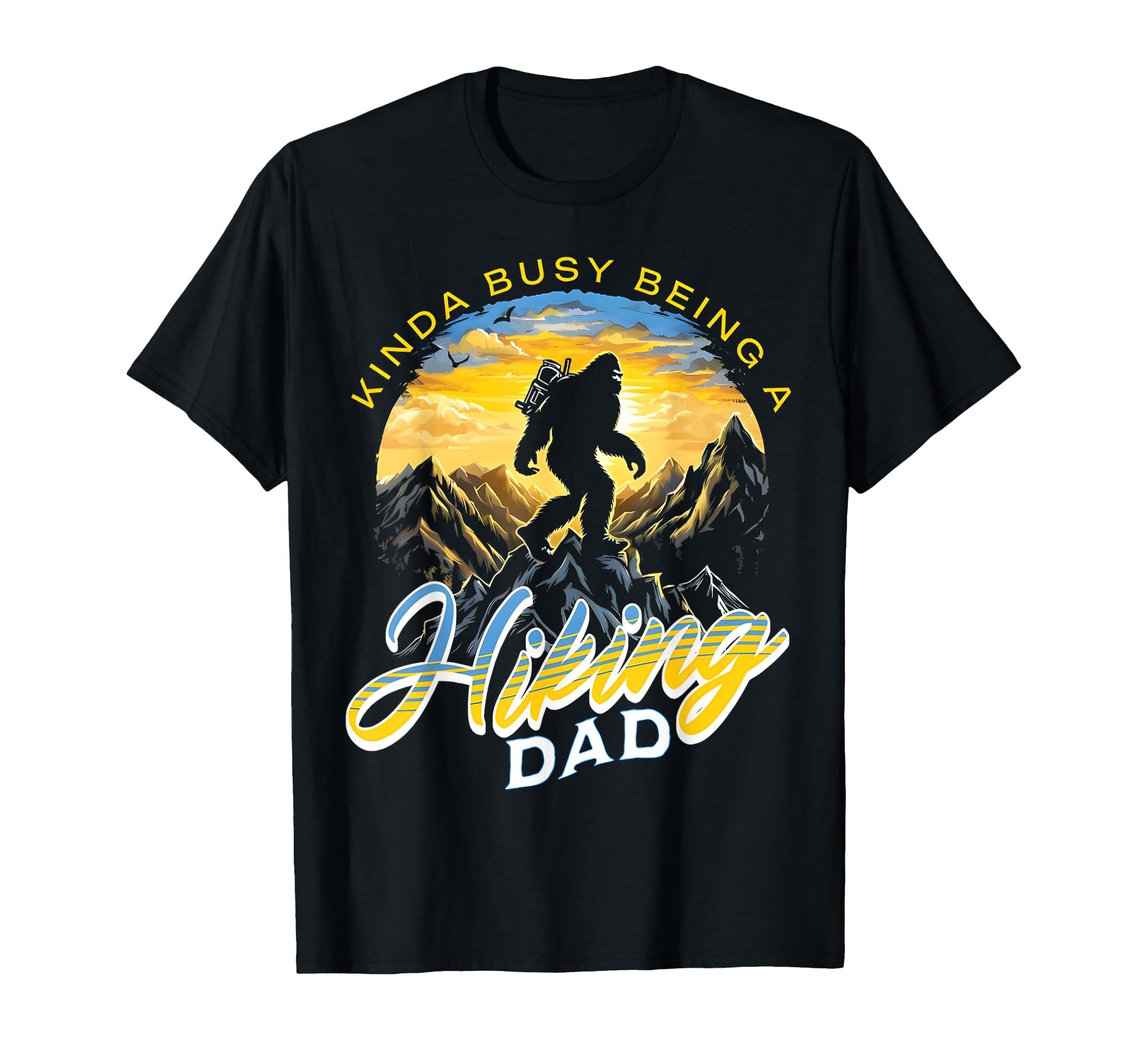 Team Hiking Dad Papa Birthday Mountain T-Shirt - Trendy Graphic Men Women - T-Shirt, Sweatshirt, Hoodie