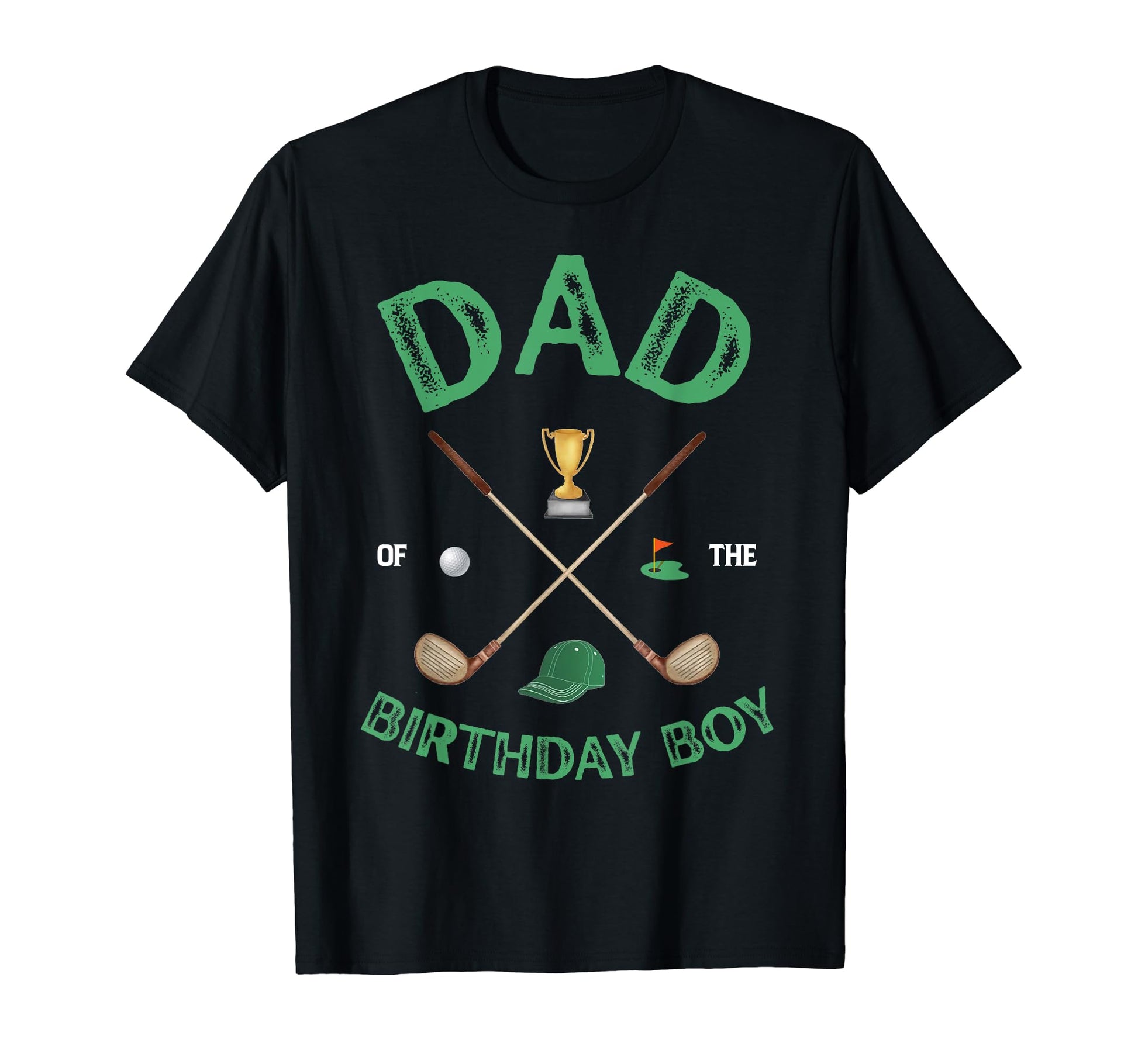 Dad Birthday Golfer Matching 1St T-Shirt - Aesthetic Graphic Men Women - T-Shirt, Sweatshirt, Hoodie