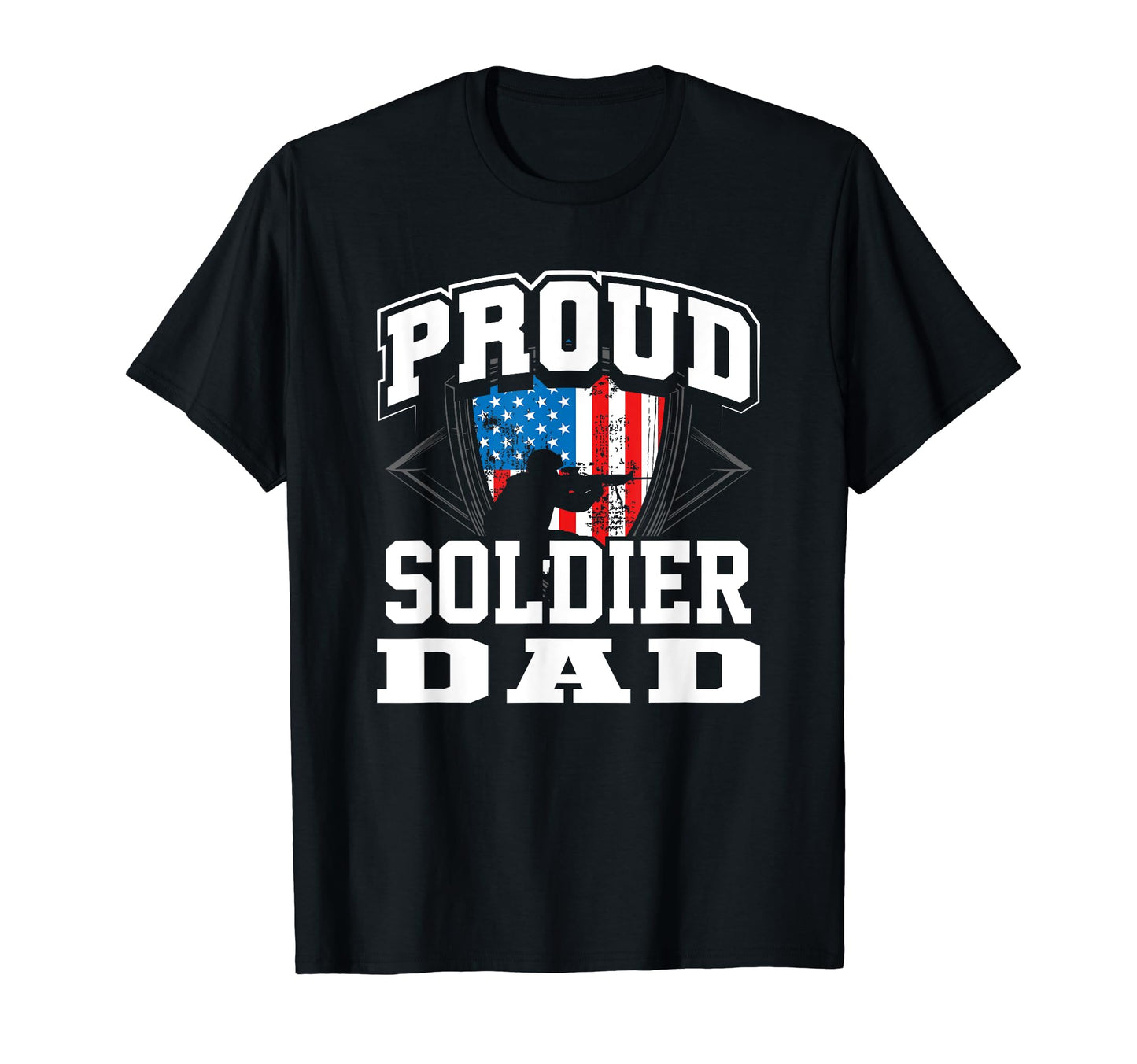 Us Flag My Dad My Soldier Hero Gift T-Shirt - Aesthetic Graphic Unisex - T-Shirt, Sweatshirt, Hoodie